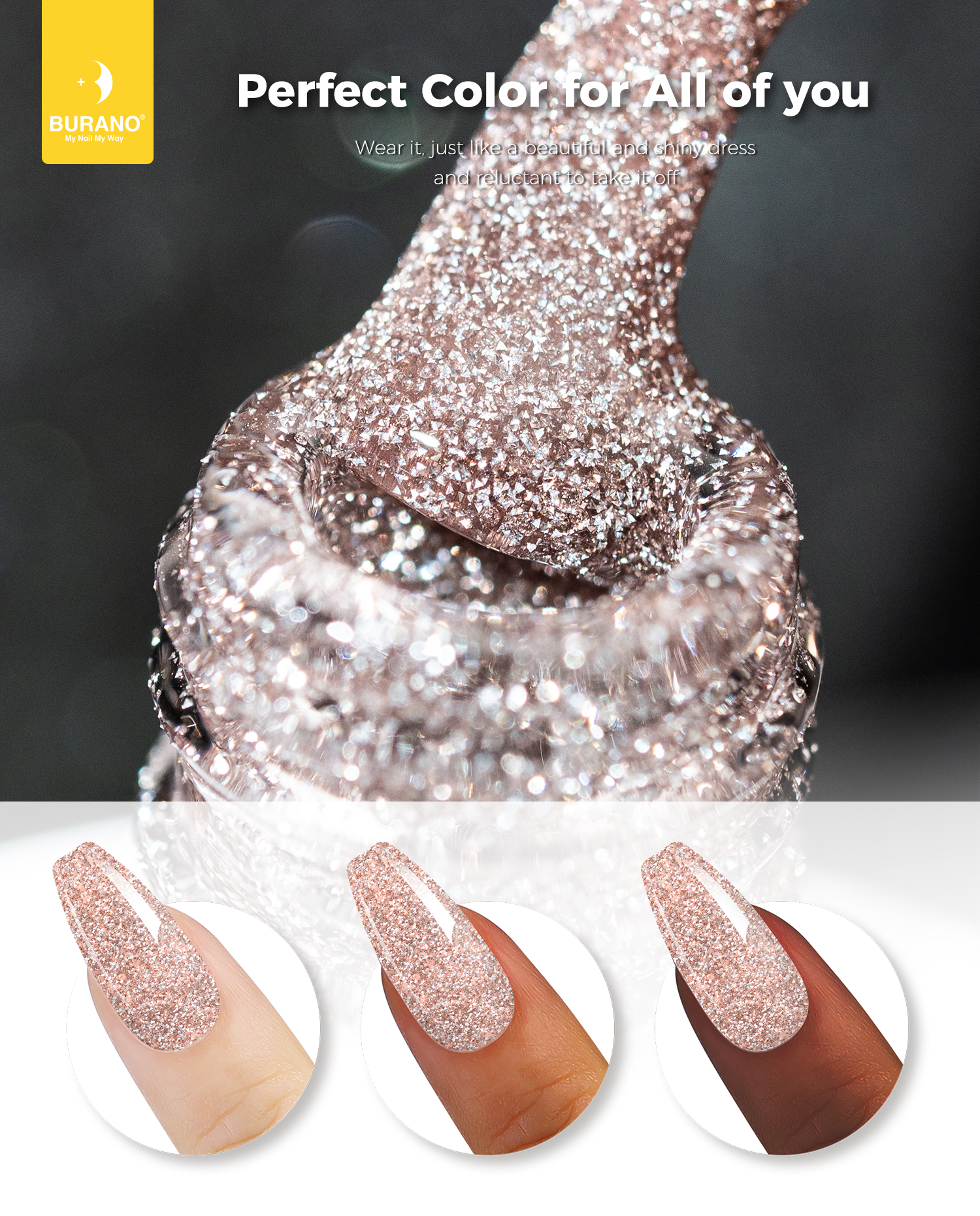 BURANO Reflective Glitter Gel-S1