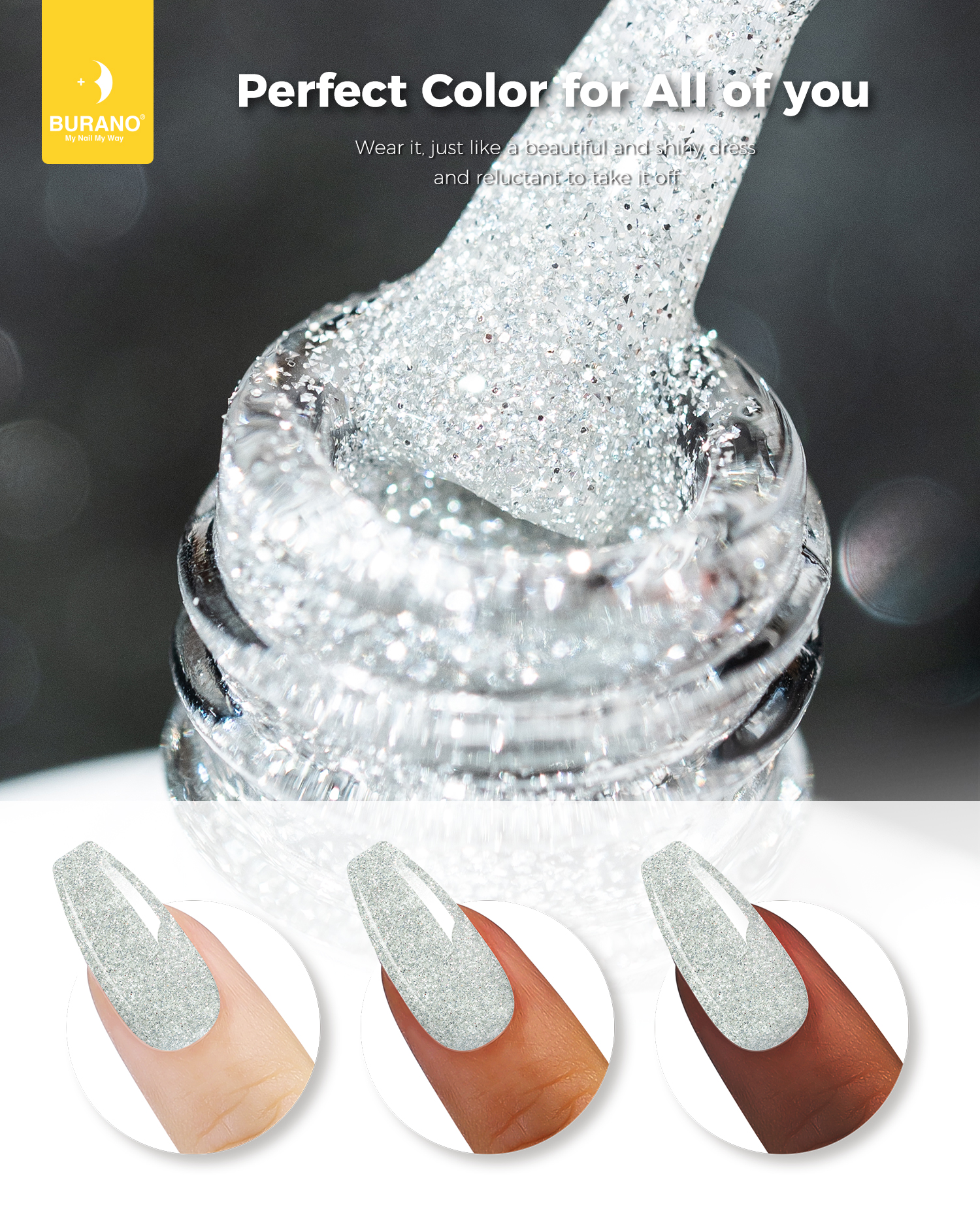 BURANO Reflective Glitter Gel-S11