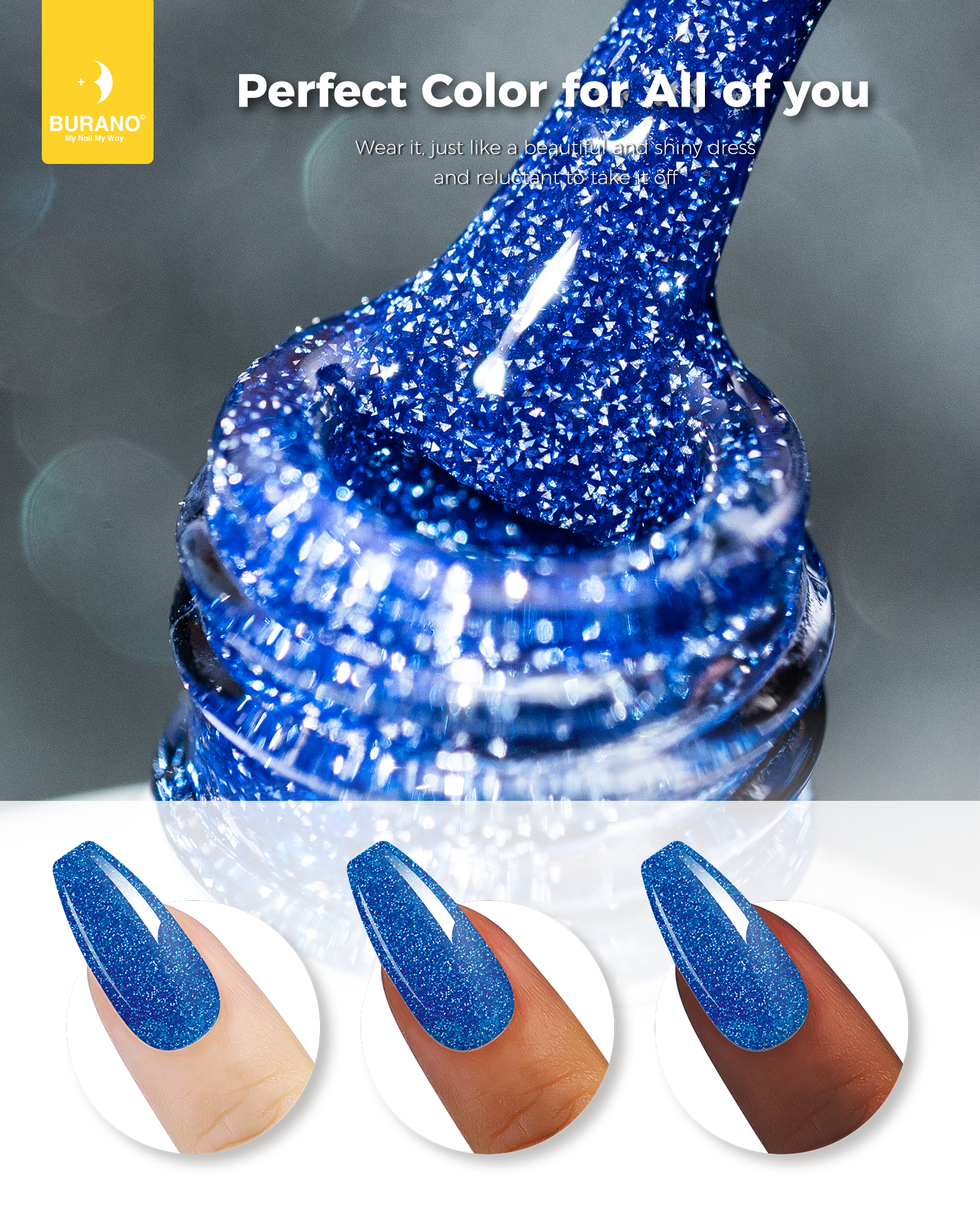 BURANO Reflective Glitter Gel-S1