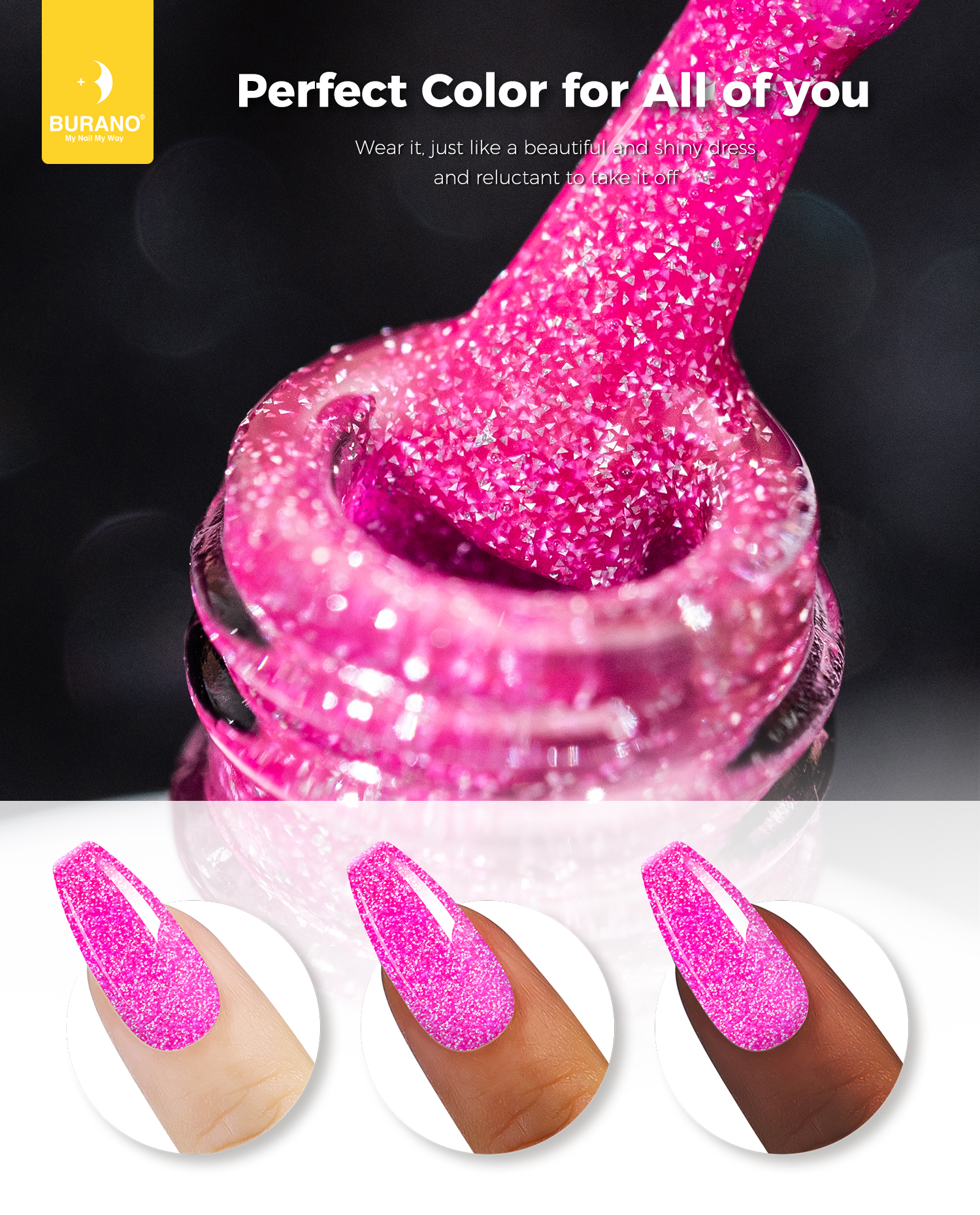 BURANO Reflective Glitter Gel-S13
