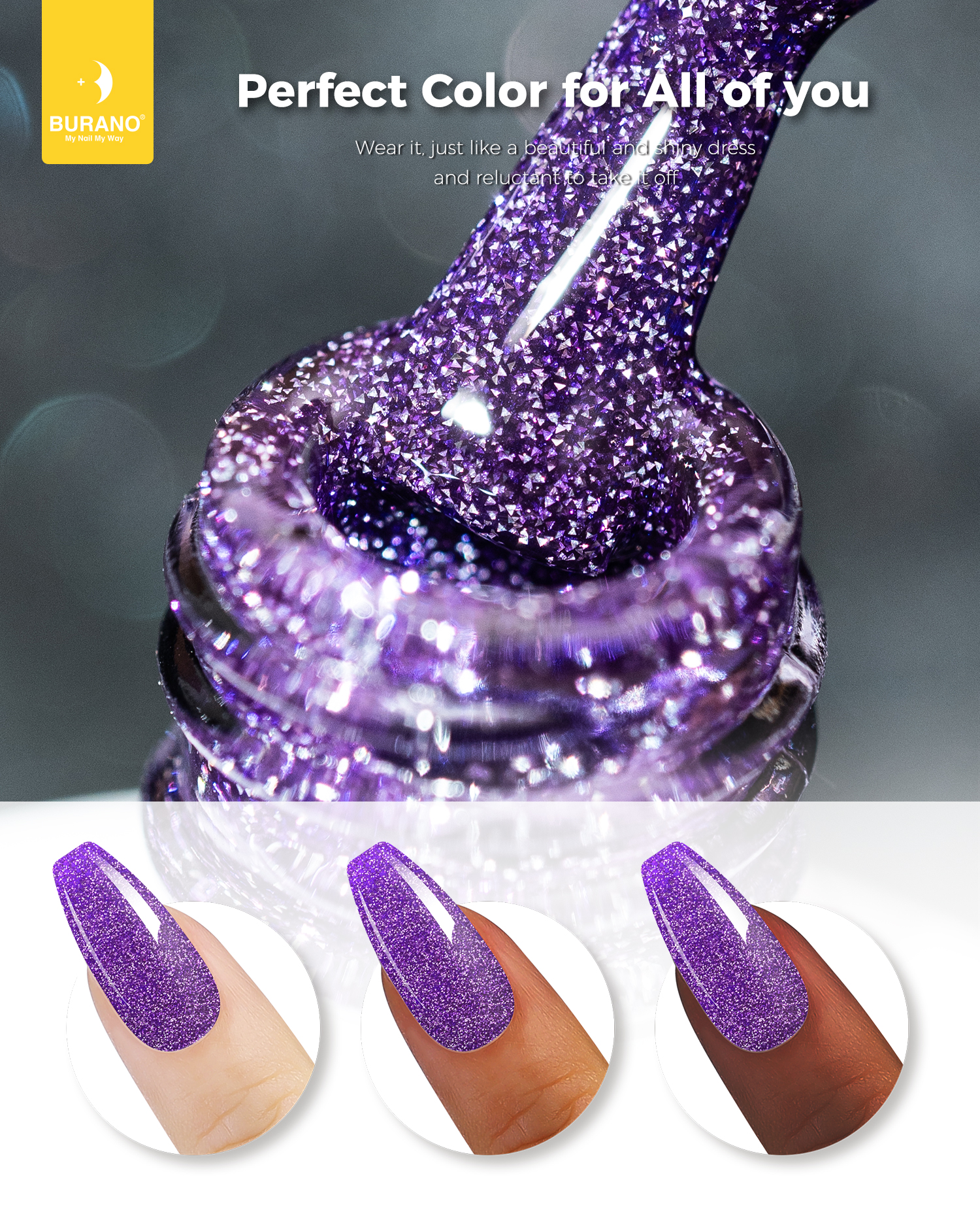 BURANO Reflective Glitter Gel-S14
