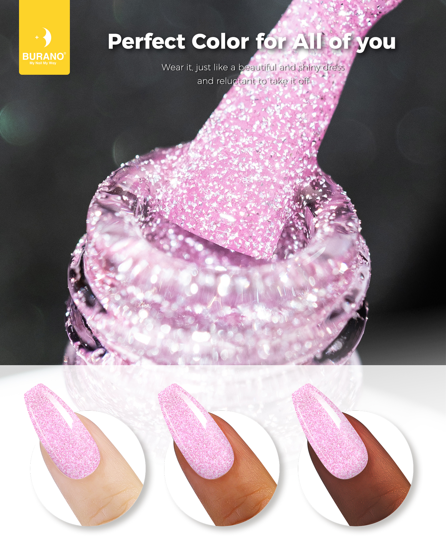 BURANO Reflective Glitter Gel-S2