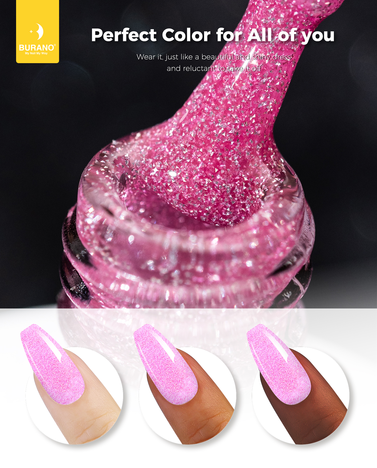 BURANO Reflective Glitter Gel-S21