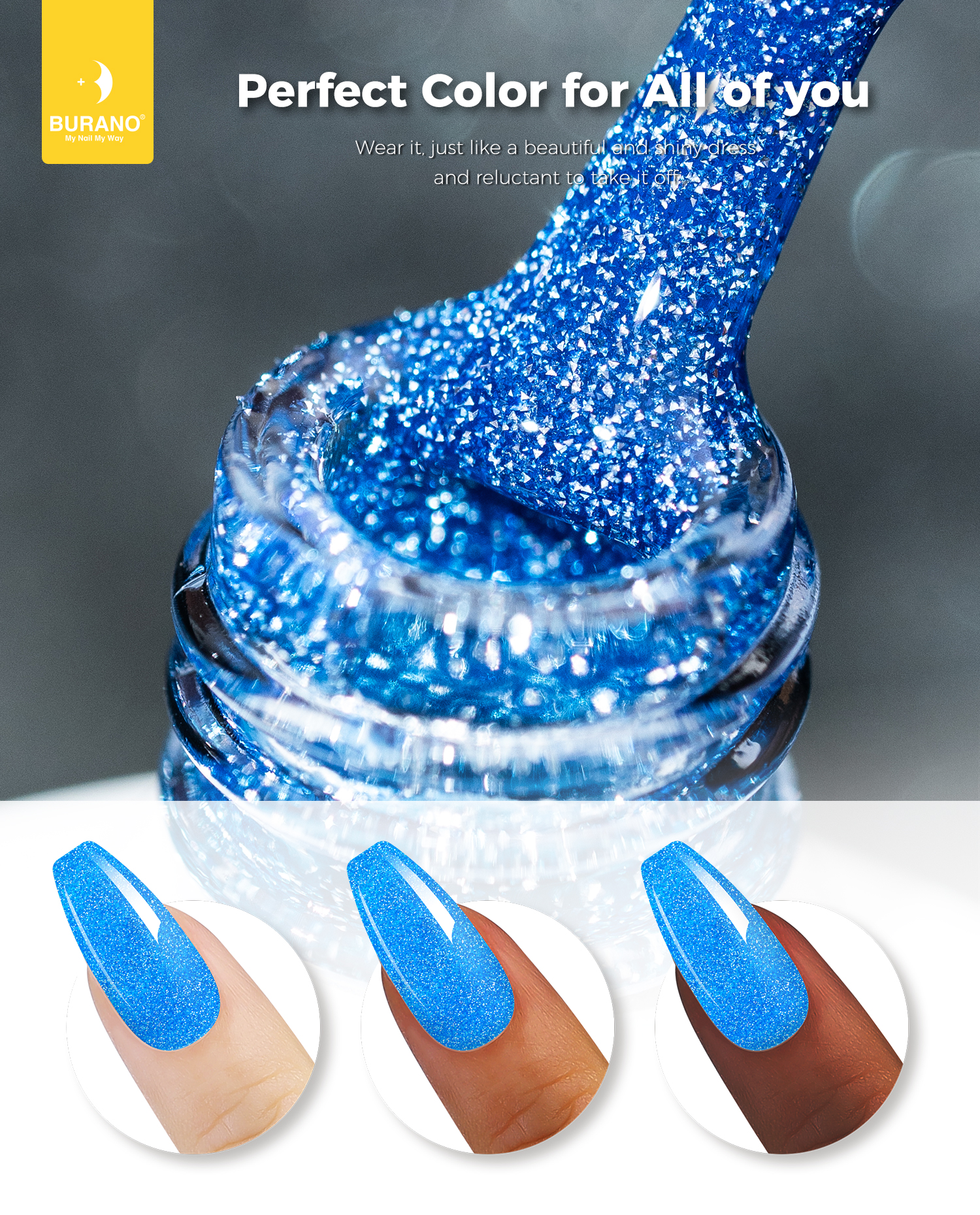 BURANO Reflective Glitter Gel-S23