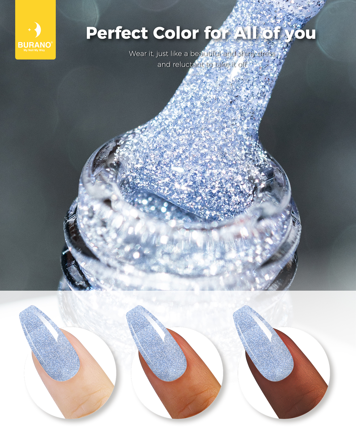 BURANO Reflective Glitter Gel-S27