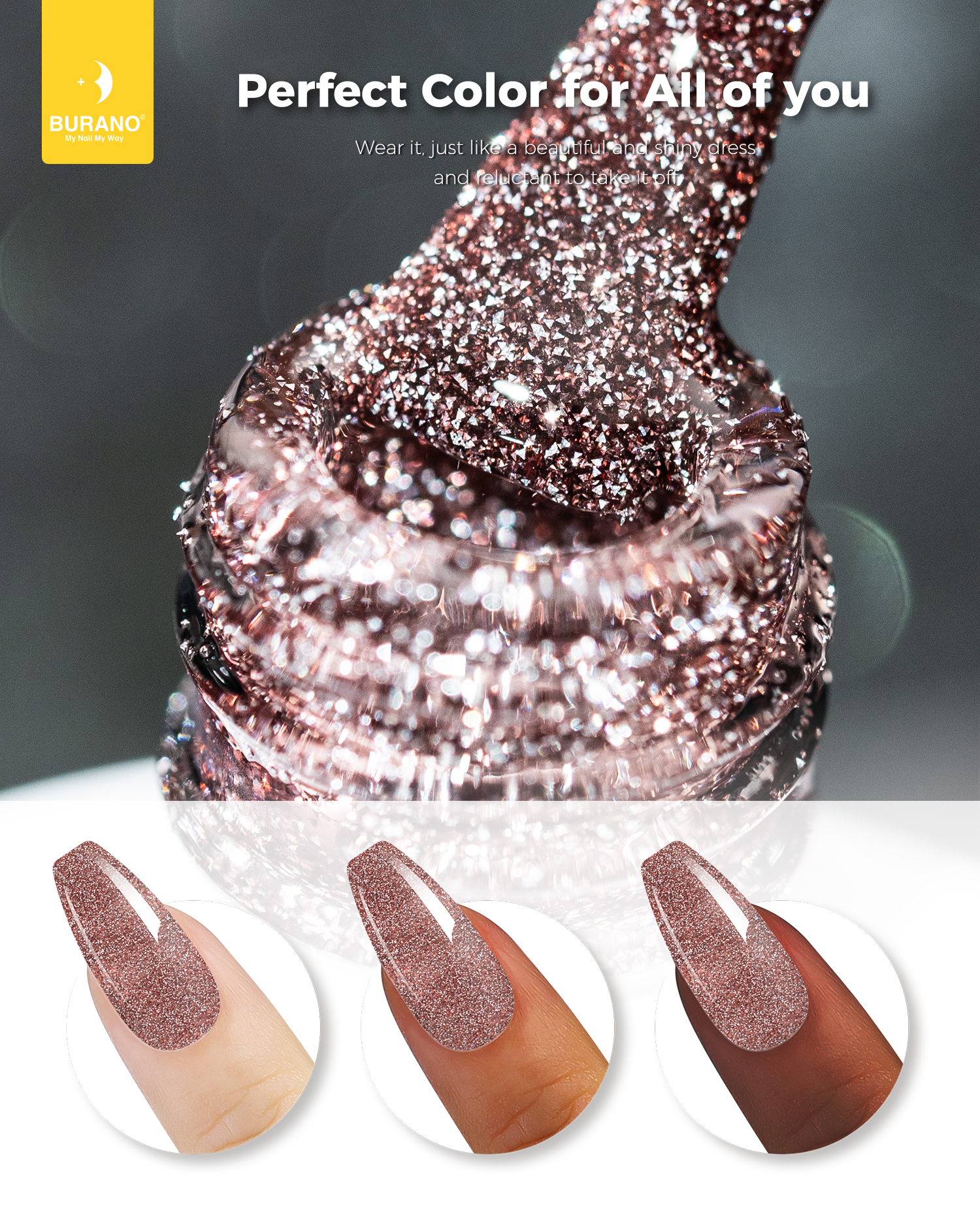 BURANO Reflective Glitter Gel-S3