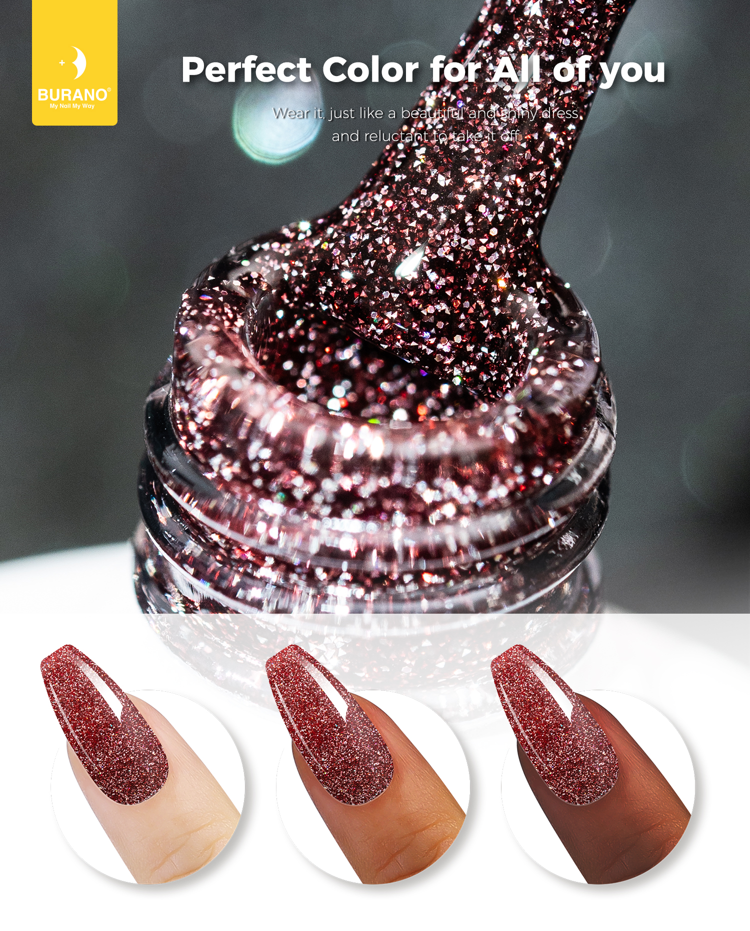 BURANO Reflective Glitter Gel-S7