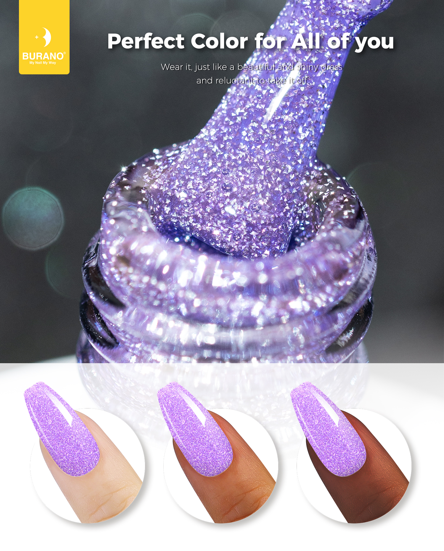BURANO Reflective Glitter Gel-S9