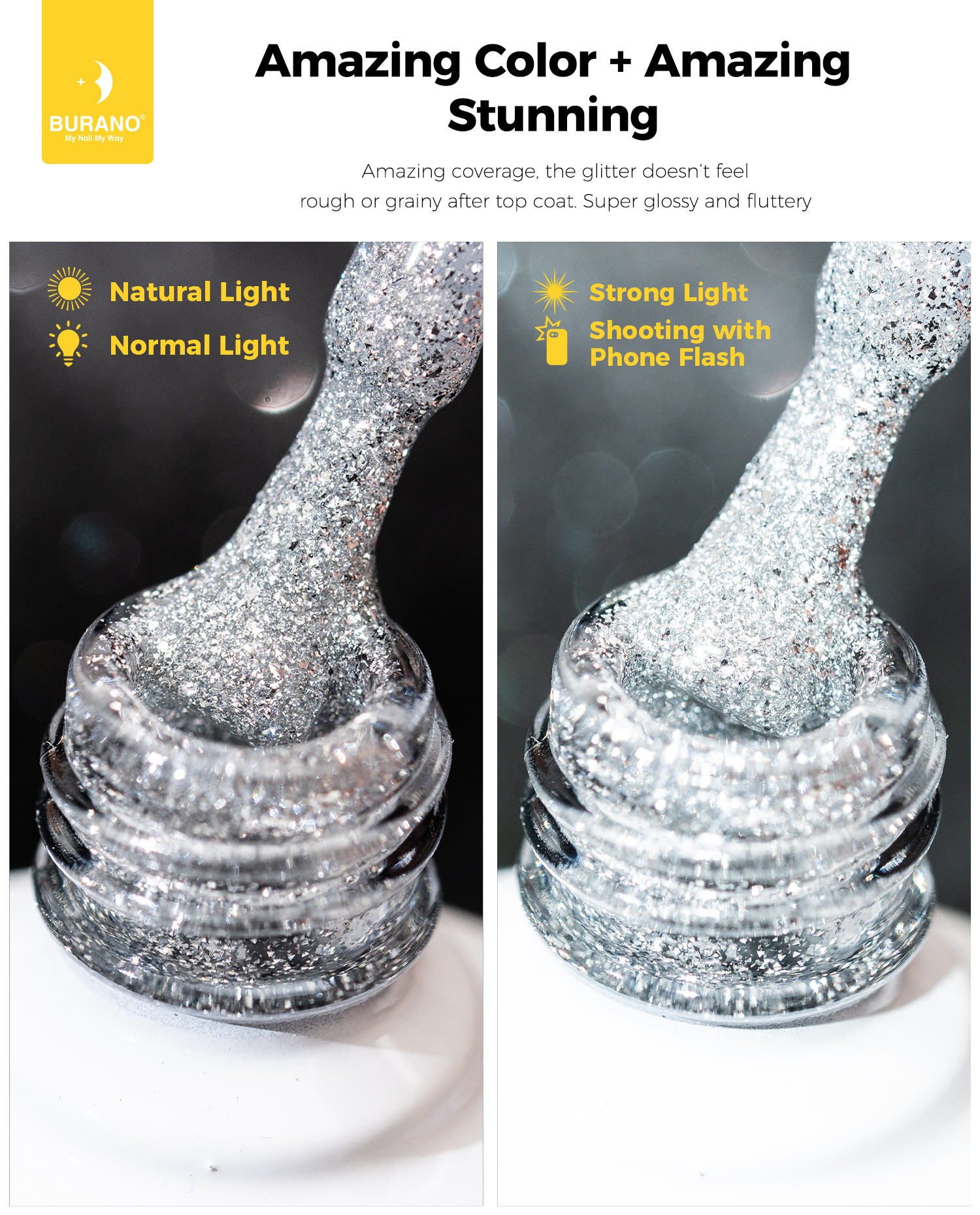 BURANO Reflective Glitter Gel-S10