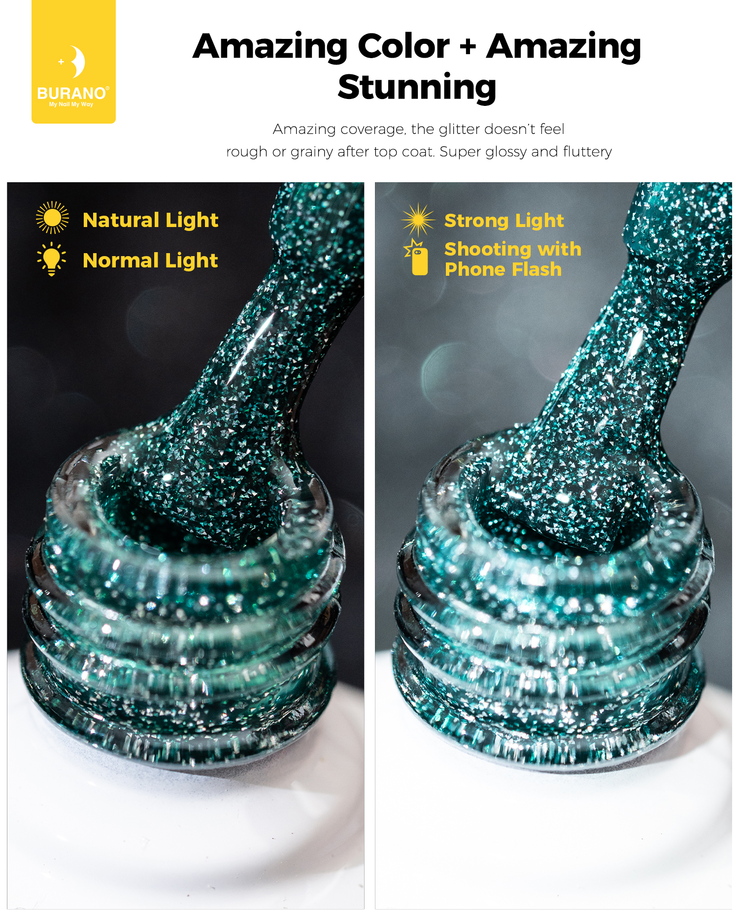 BURANO Reflective Glitter Gel-S17