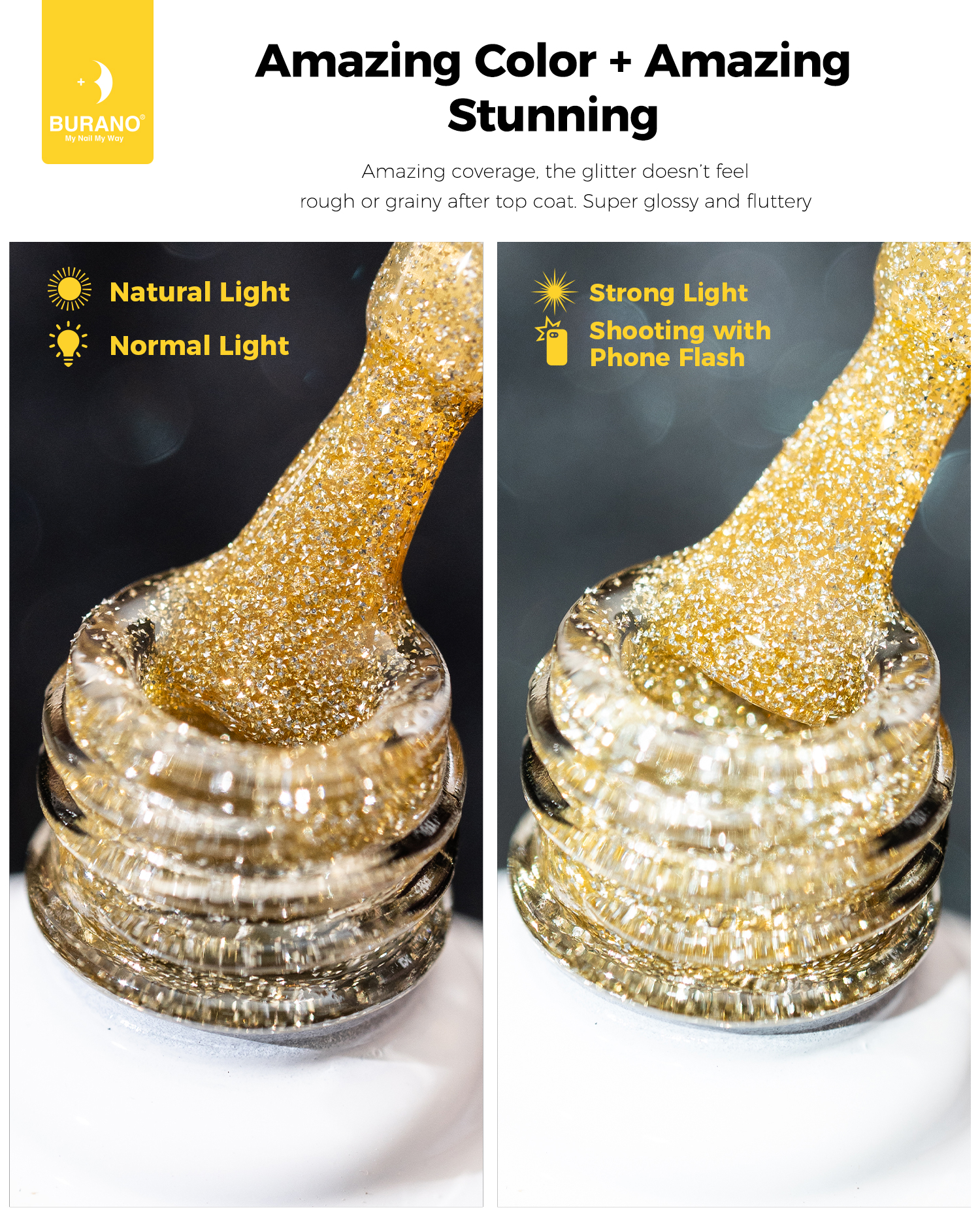 BURANO Reflective Glitter Gel-S22