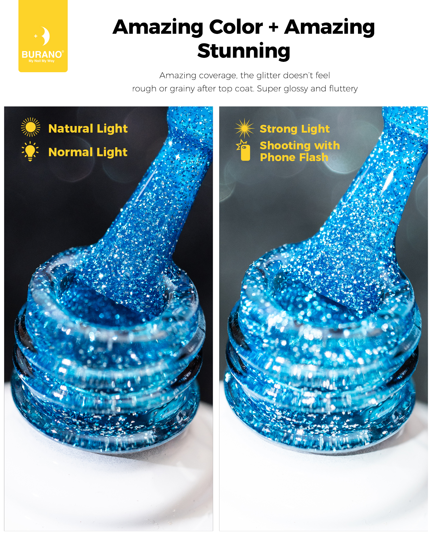 BURANO Reflective Glitter Gel-S24