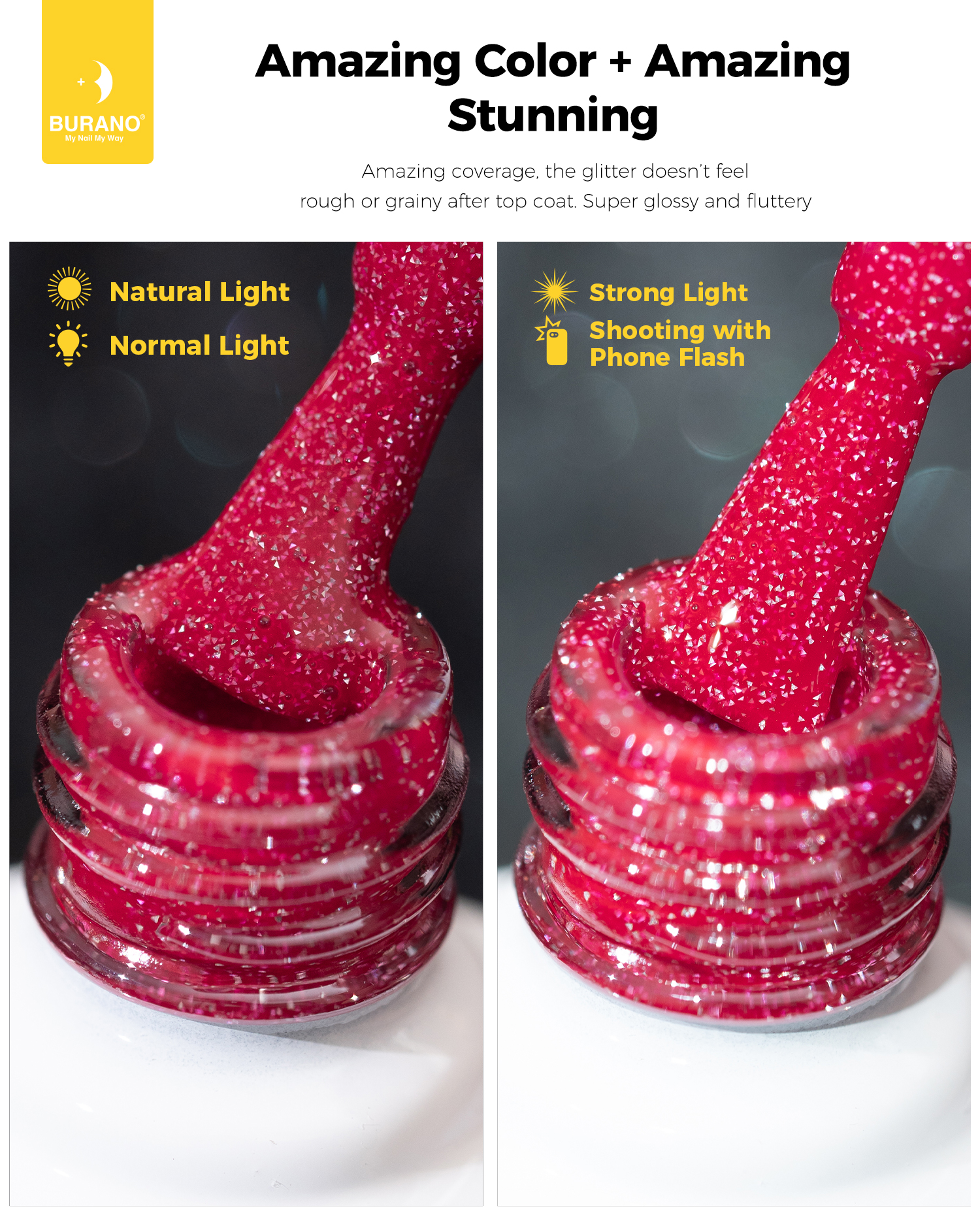 BURANO Reflective Glitter Gel-S25