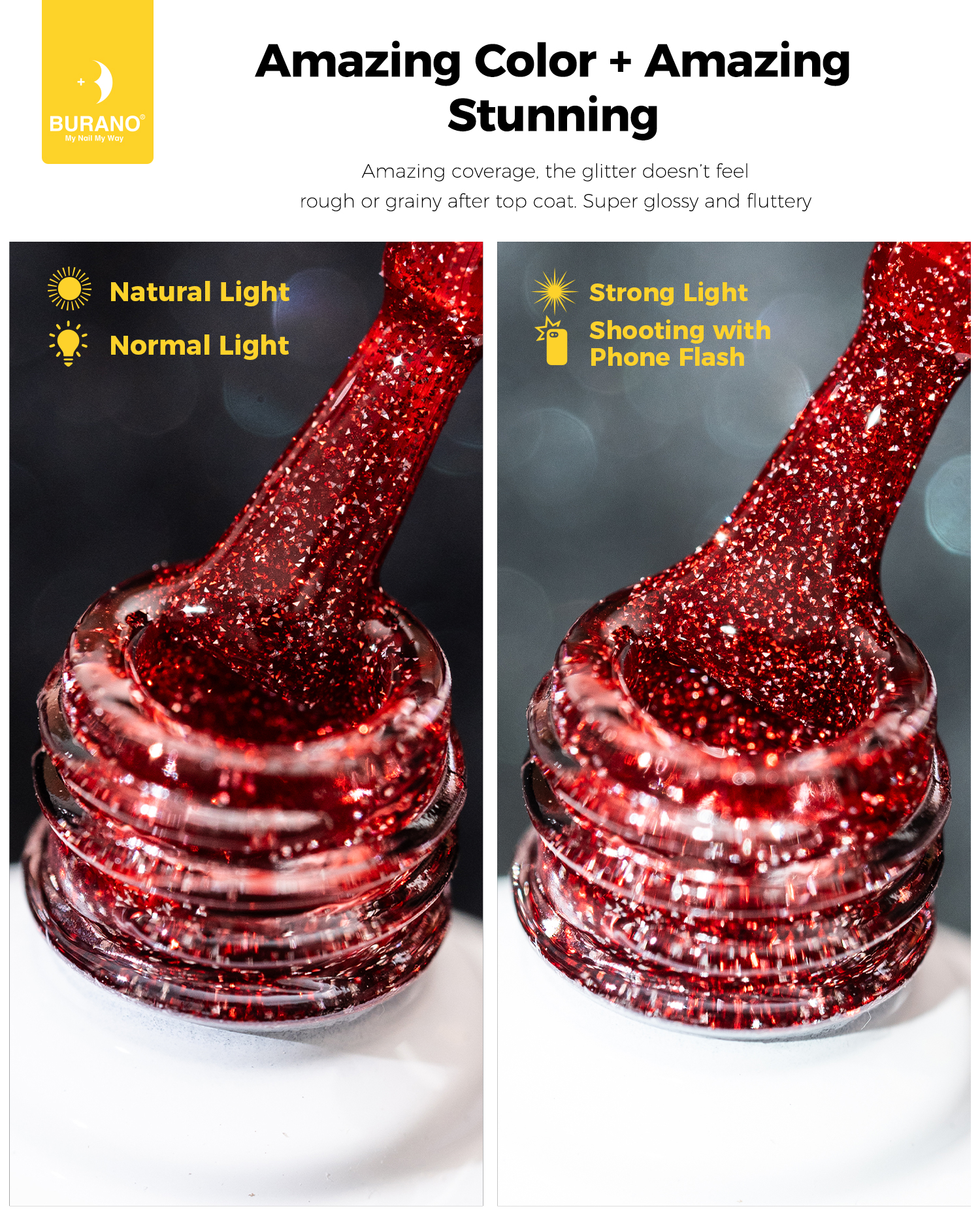 BURANO Reflective Glitter Gel-S26