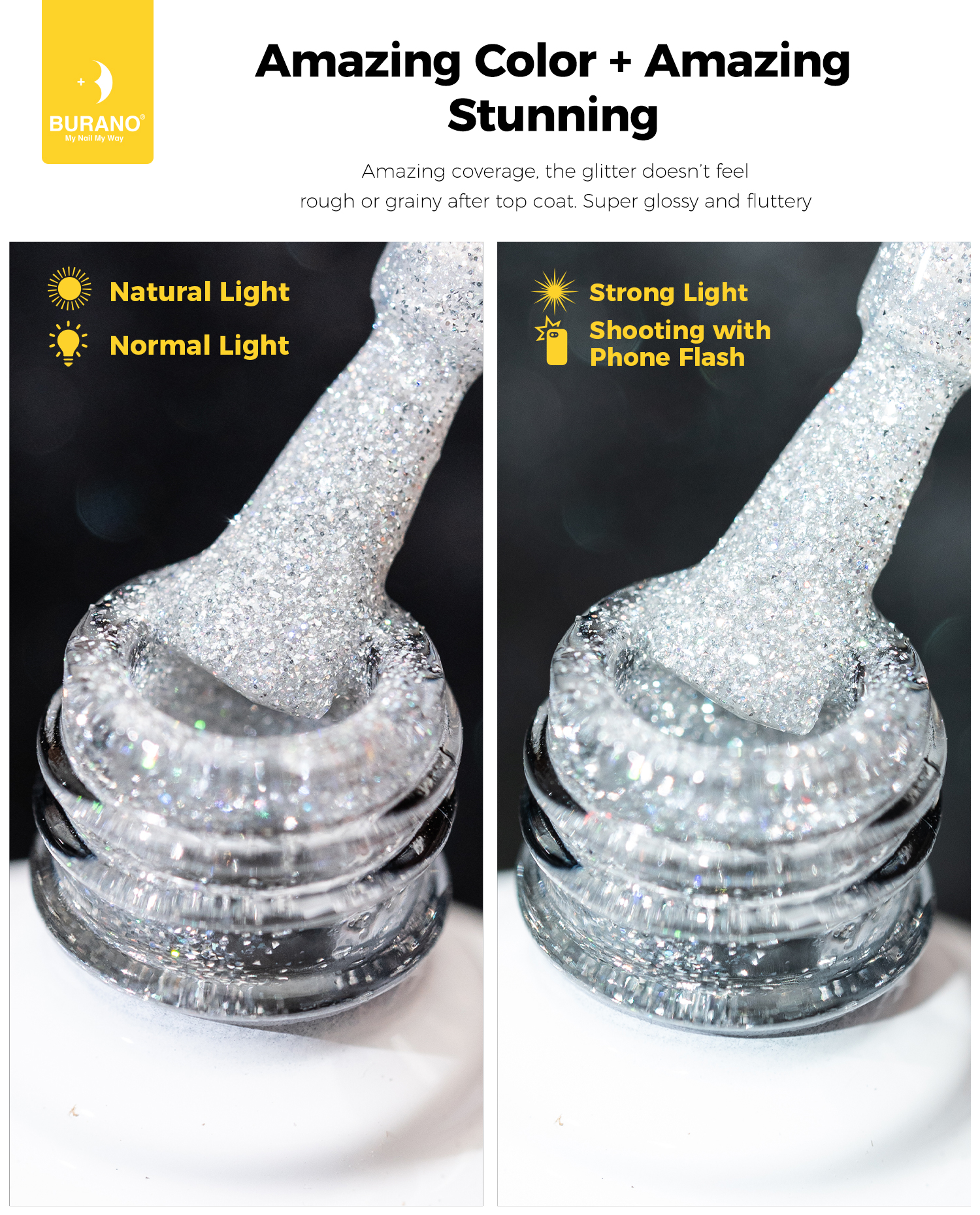BURANO Reflective Glitter Gel-S6