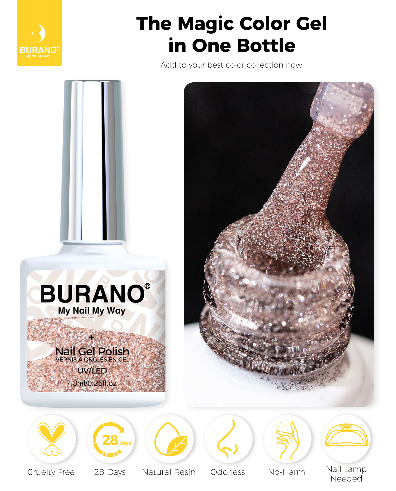 BURANO Reflective Glitter Gel-S1