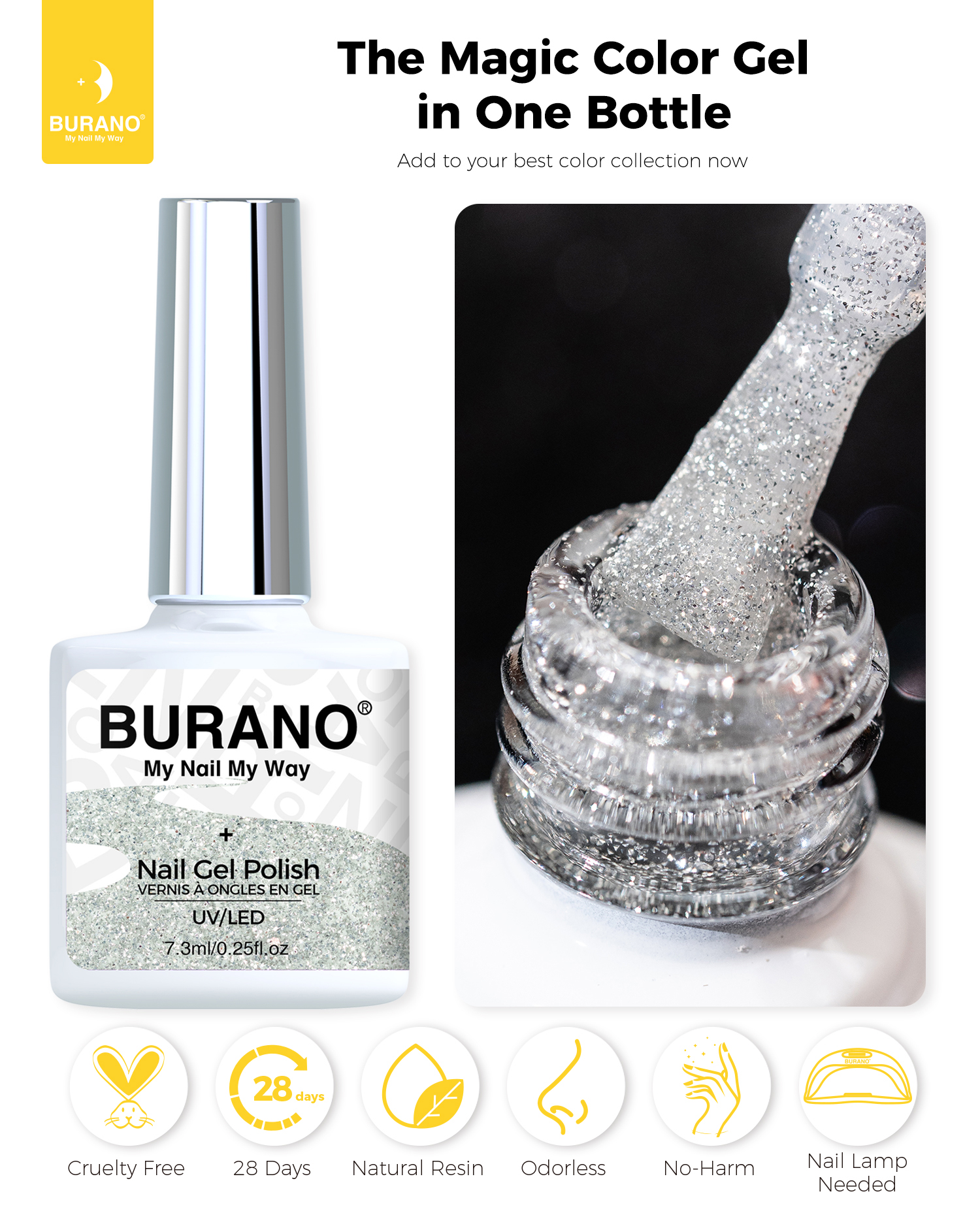BURANO Reflective Glitter Gel-S11
