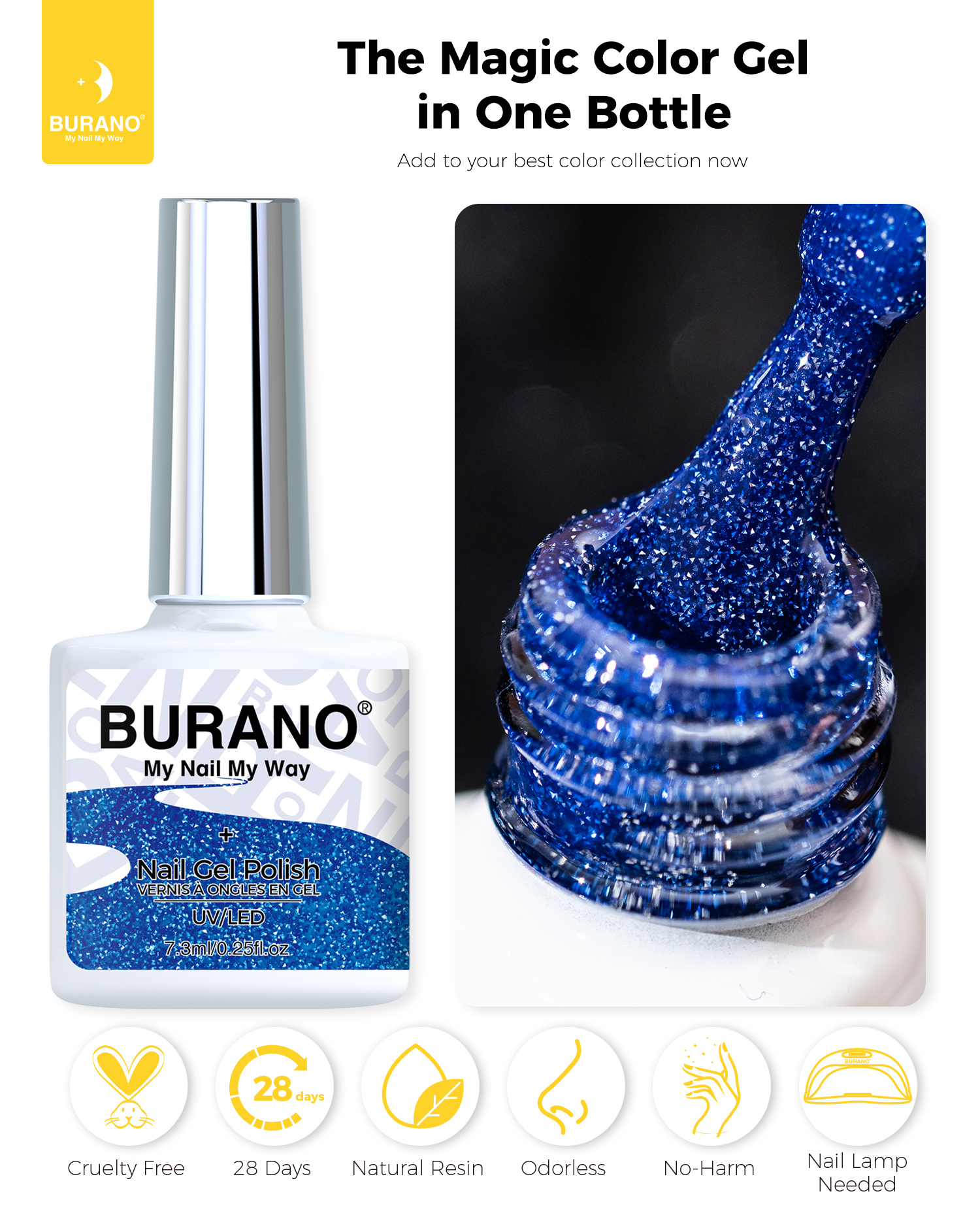 BURANO Reflective Glitter Gel-S1