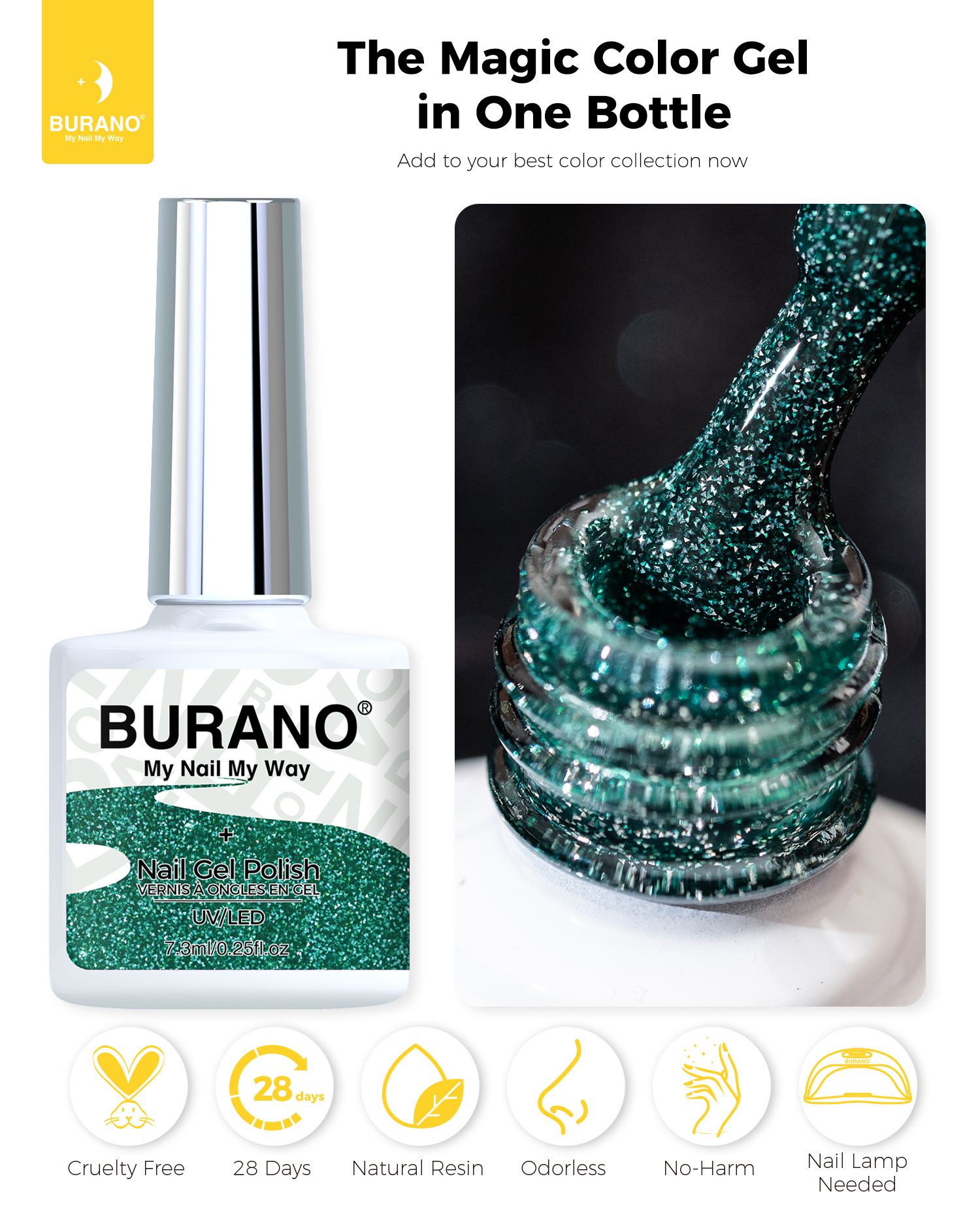 BURANO Reflective Glitter Gel-S17