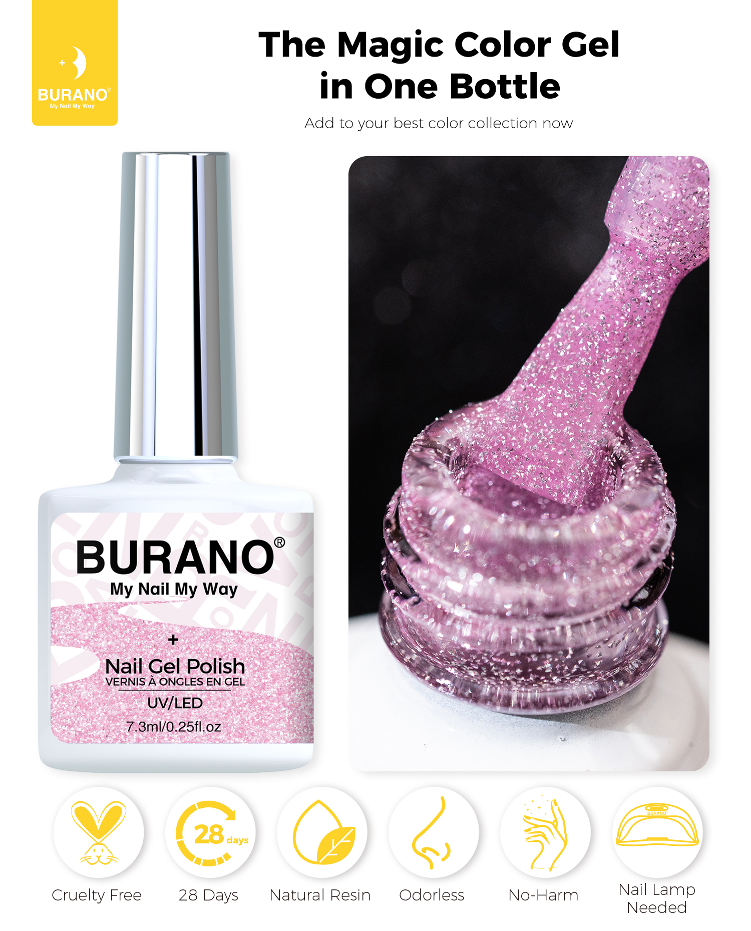 BURANO Reflective Glitter Gel-S2