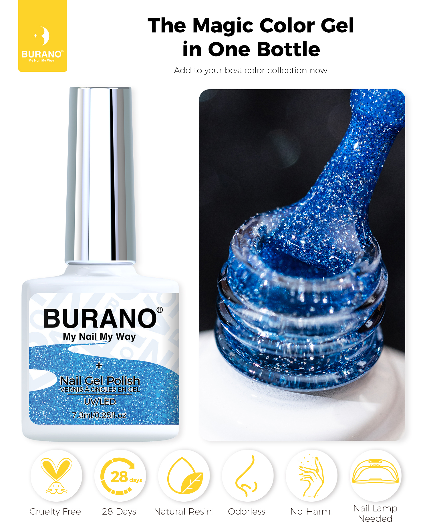 BURANO Reflective Glitter Gel-S23