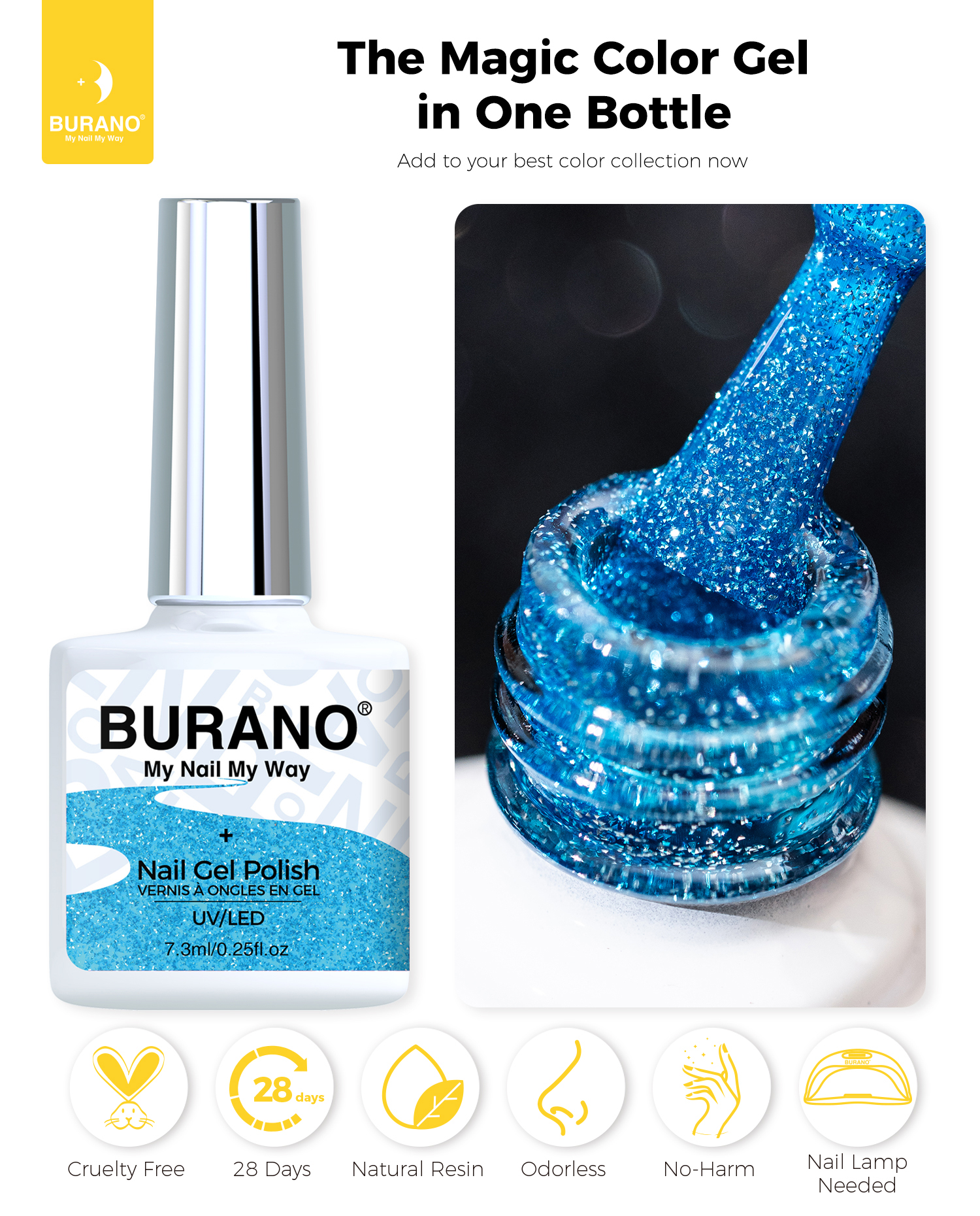 BURANO Reflective Glitter Gel-S24