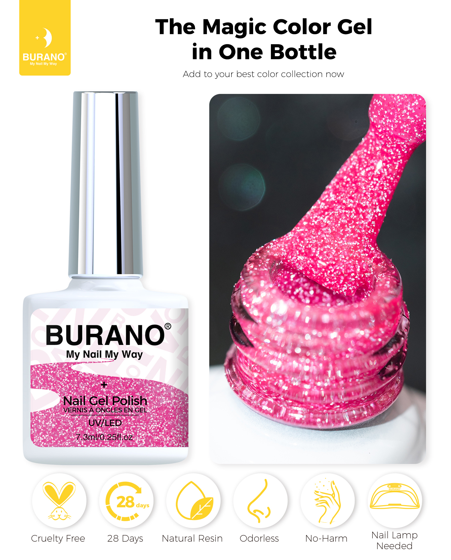 BURANO Reflective Glitter Gel-S5