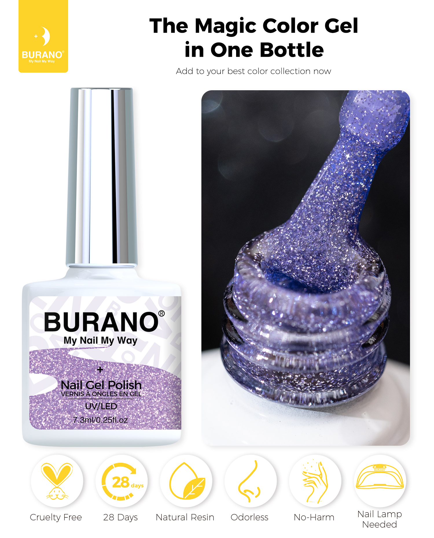 BURANO Reflective Glitter Gel-S9