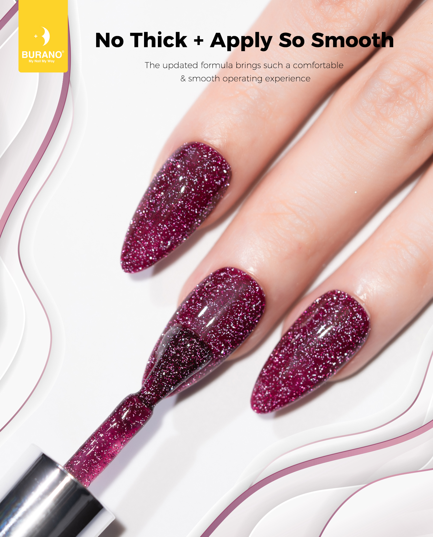 BURANO Reflective Glitter Gel-S18
