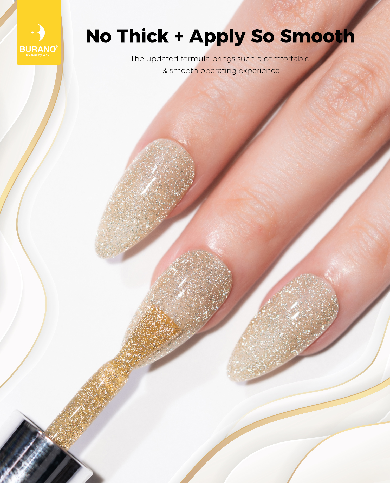 BURANO Reflective Glitter Gel-S22