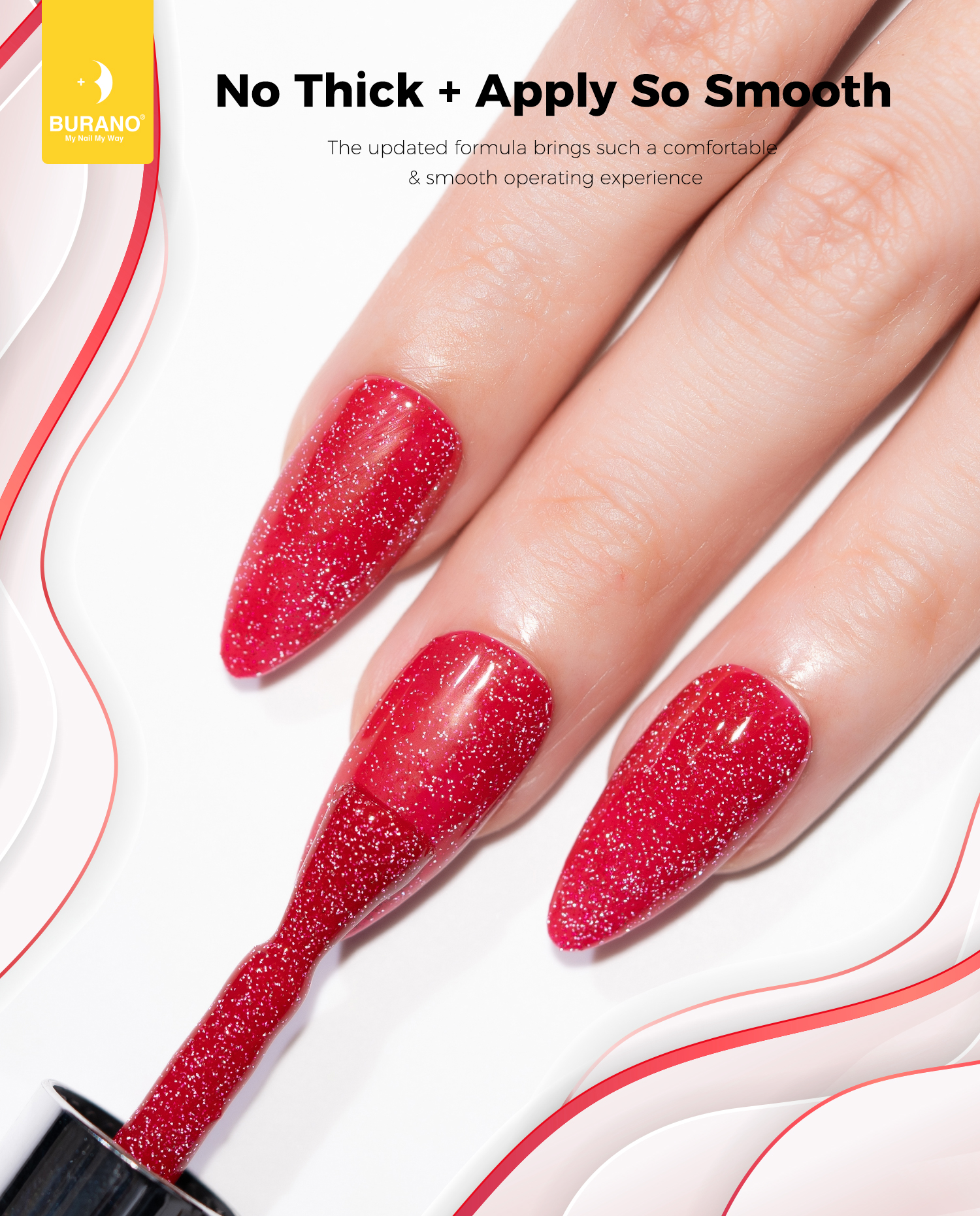 BURANO Reflective Glitter Gel-S25