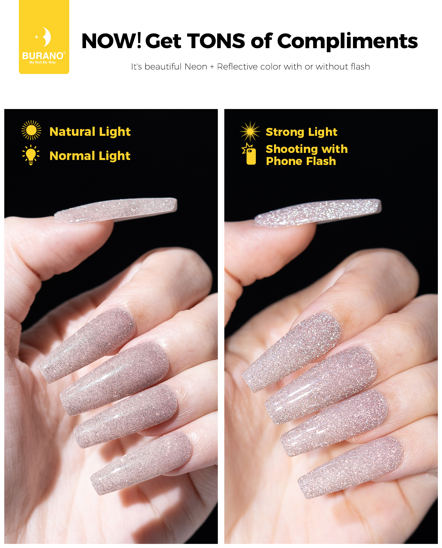BURANO Reflective Glitter Gel-S1