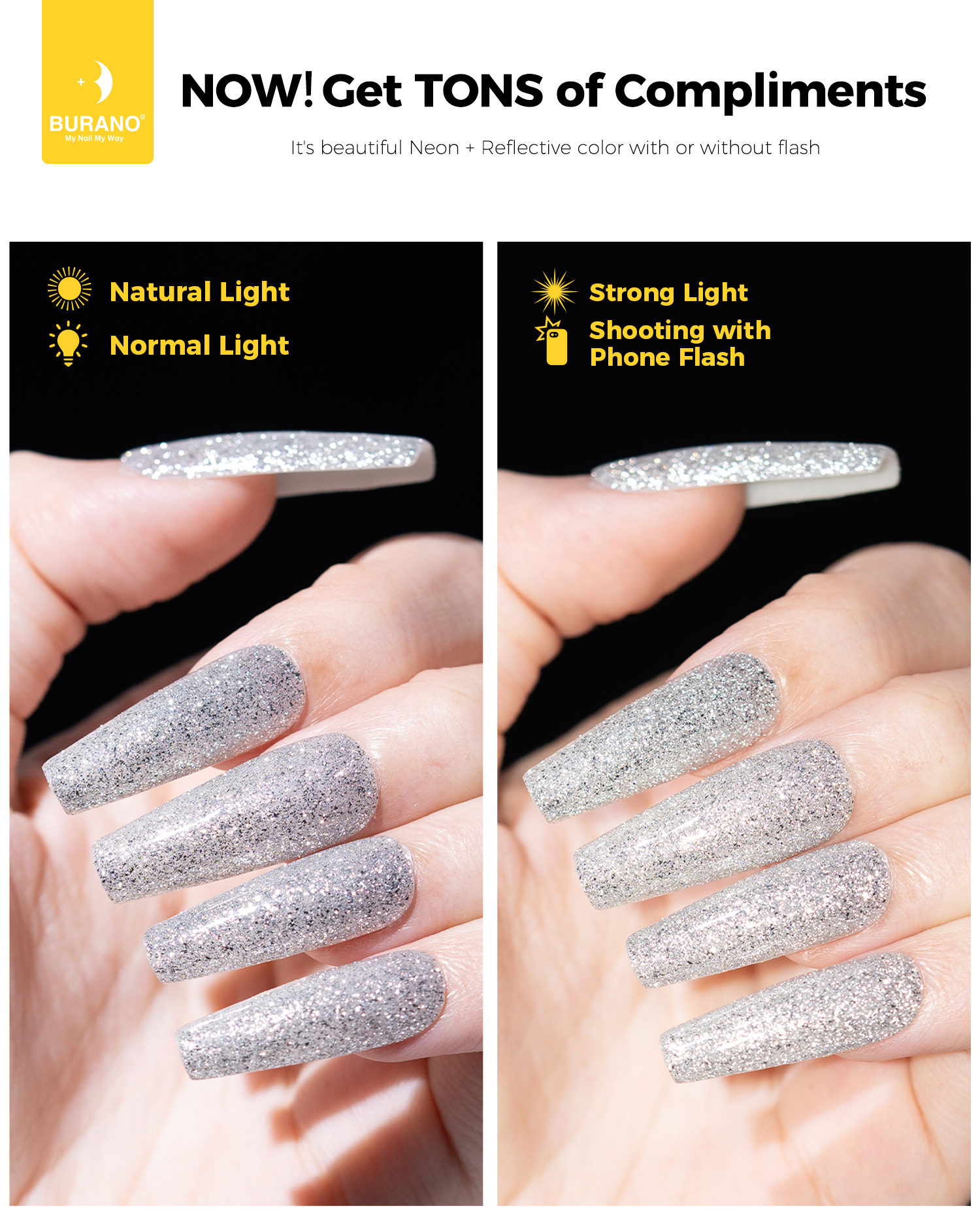 BURANO Reflective Glitter Gel-S10