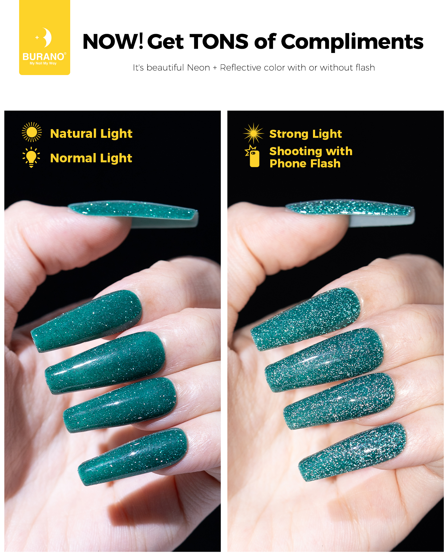 BURANO Reflective Glitter Gel-S17