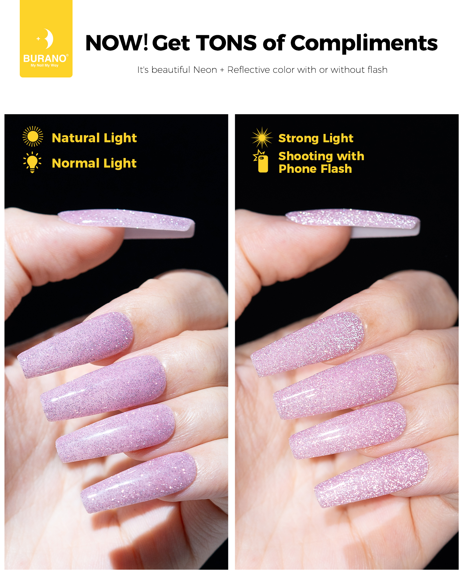 BURANO Reflective Glitter Gel-S2