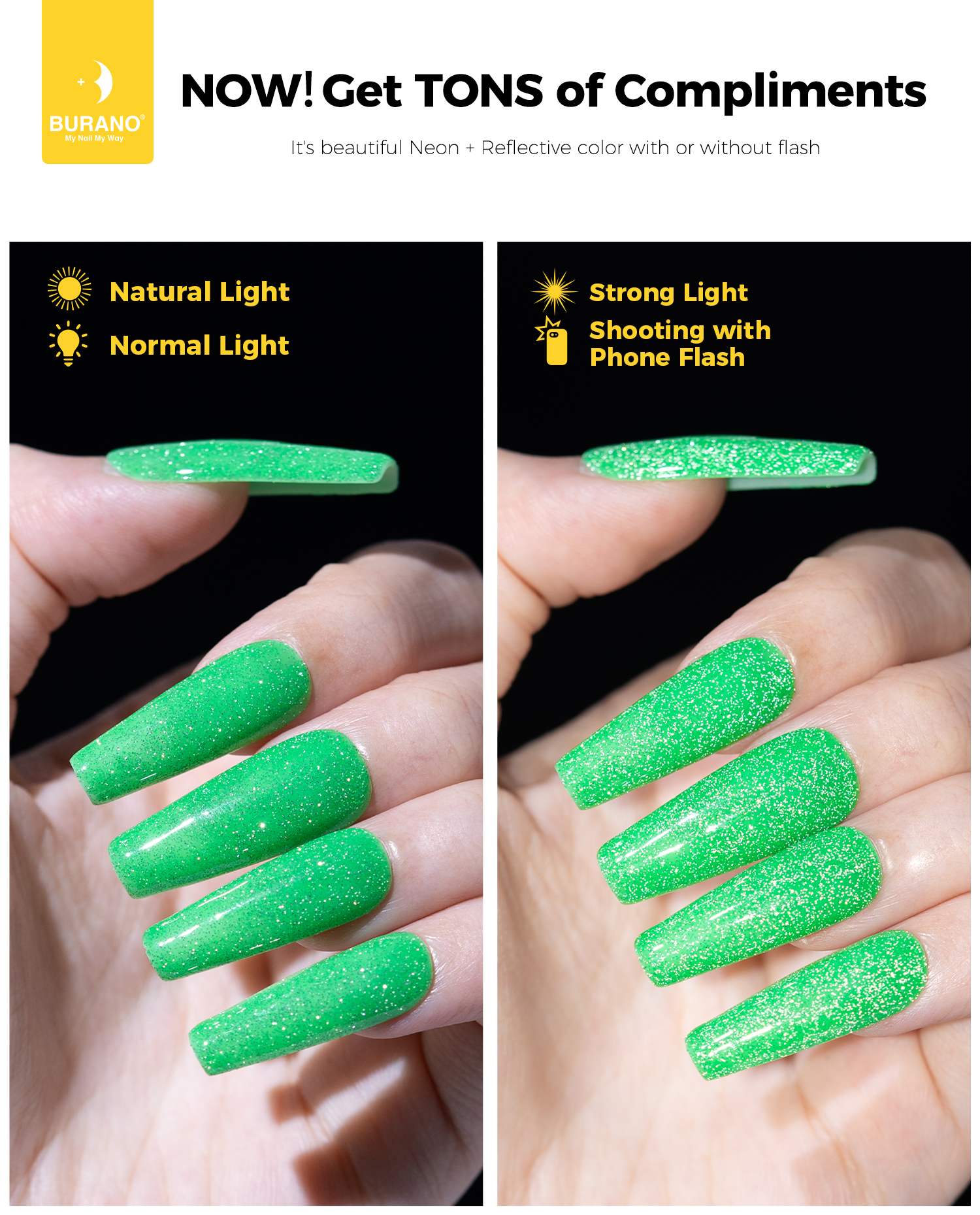 BURANO Reflective Glitter Gel-S20