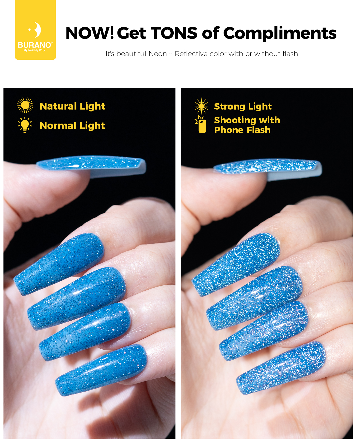 BURANO Reflective Glitter Gel-S23