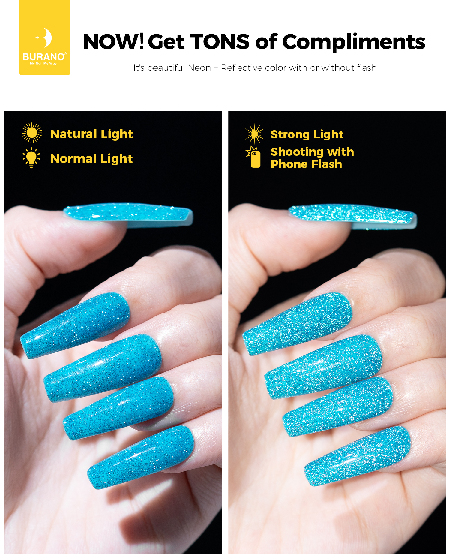 BURANO Reflective Glitter Gel-S24