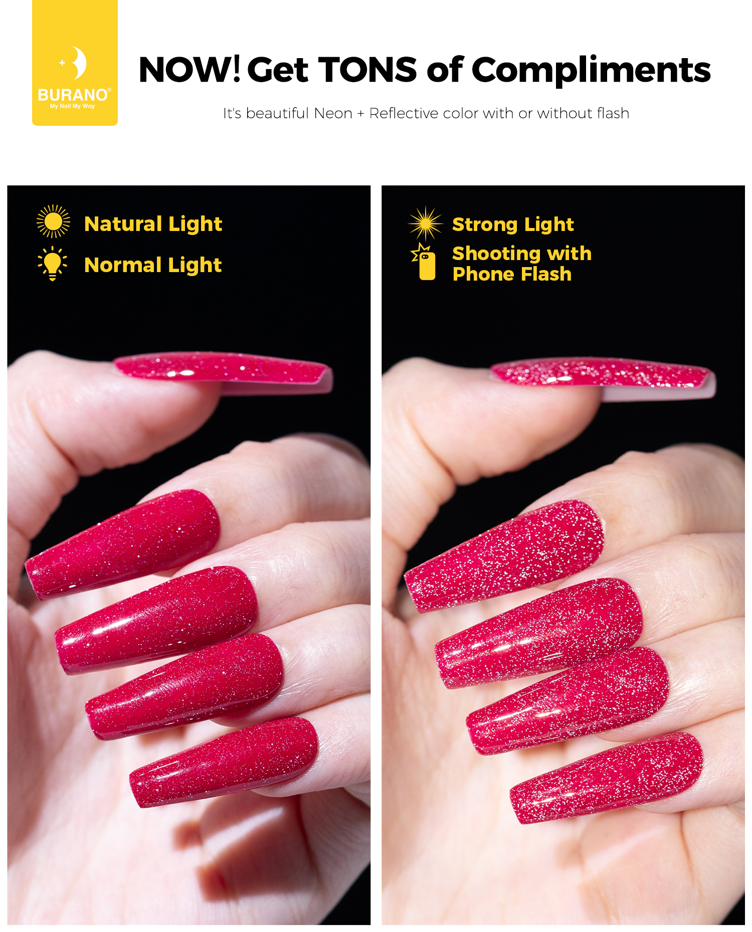 BURANO Reflective Glitter Gel-S25