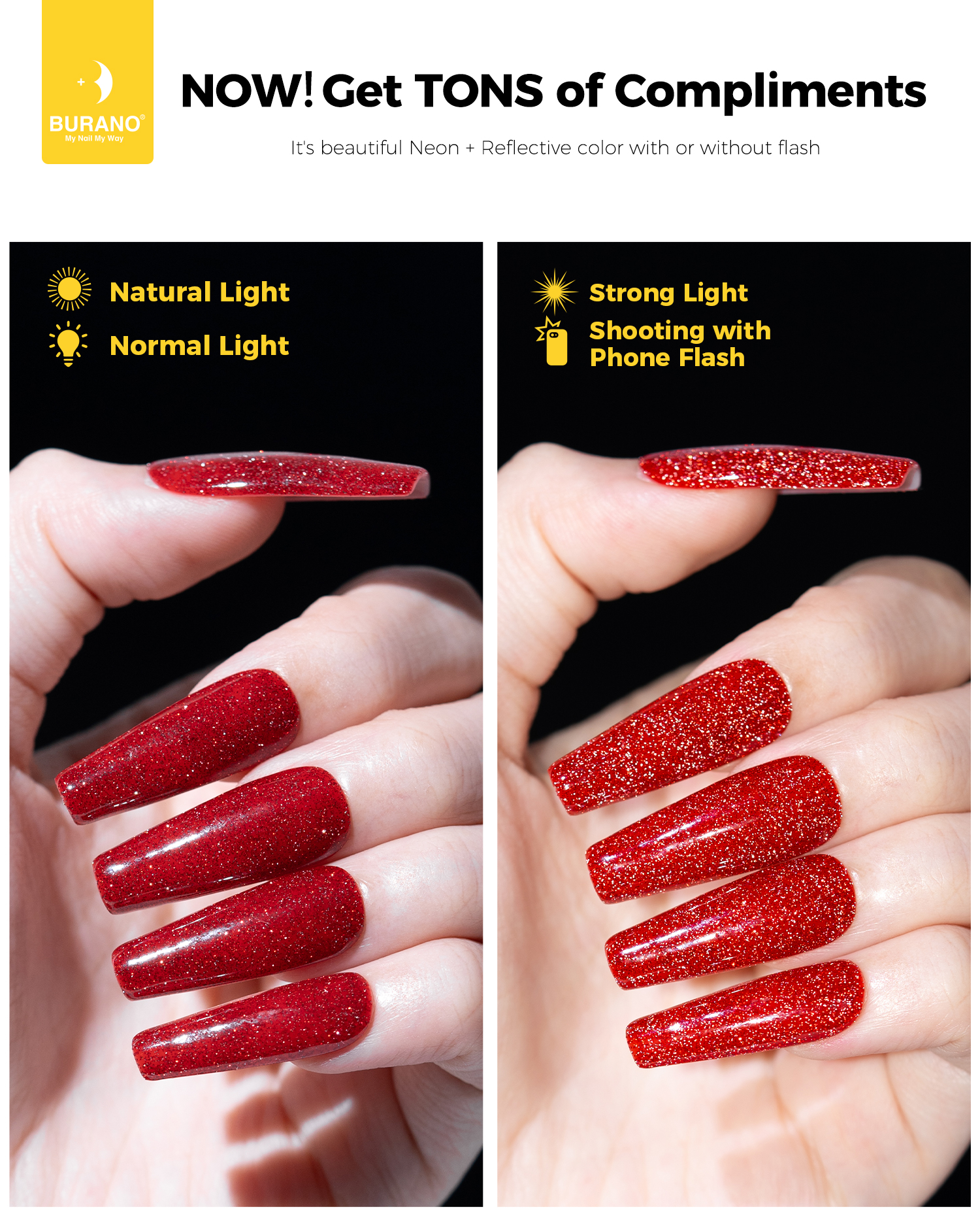BURANO Reflective Glitter Gel-S26