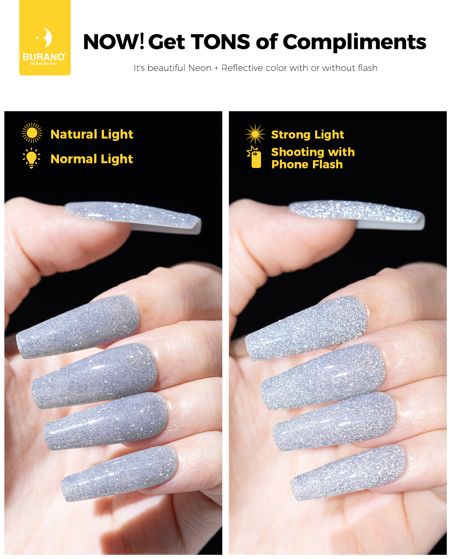 BURANO Reflective Glitter Gel-S27