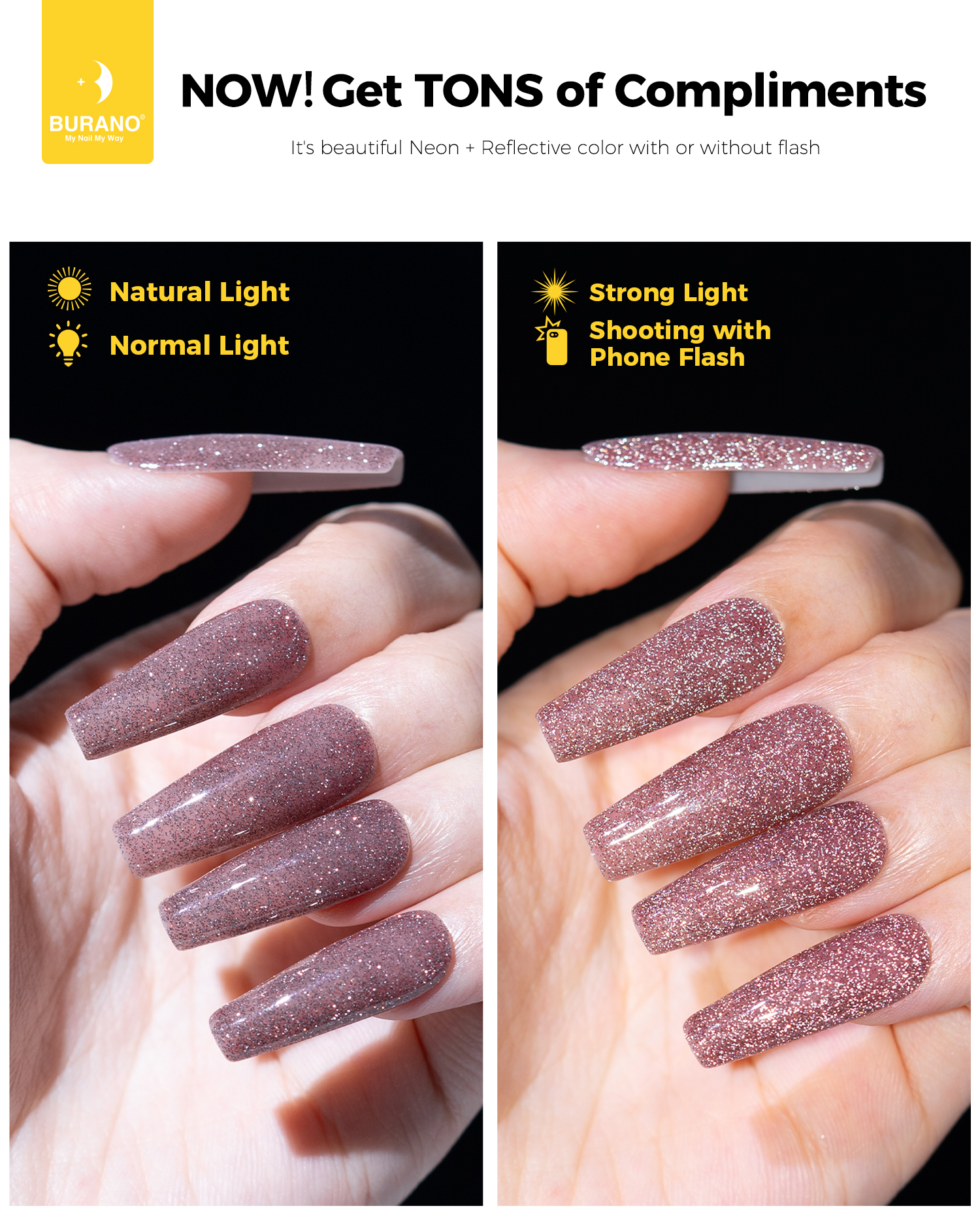 BURANO Reflective Glitter Gel-S3