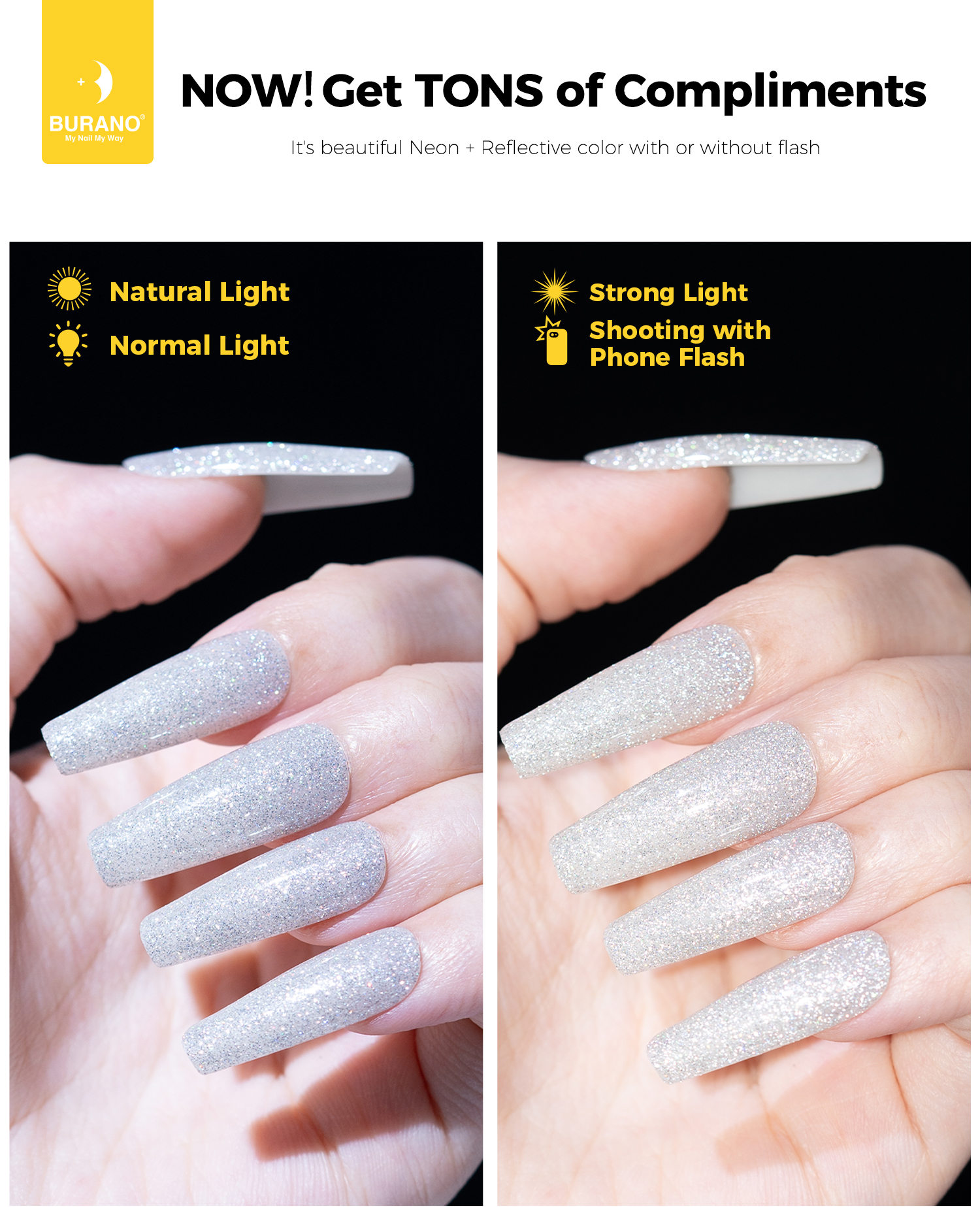 BURANO Reflective Glitter Gel-S6