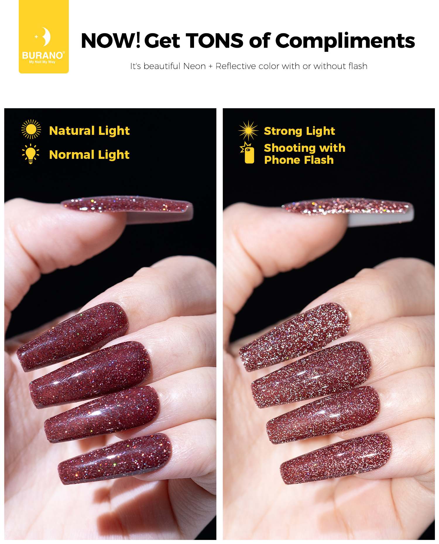 BURANO Reflective Glitter Gel-S7