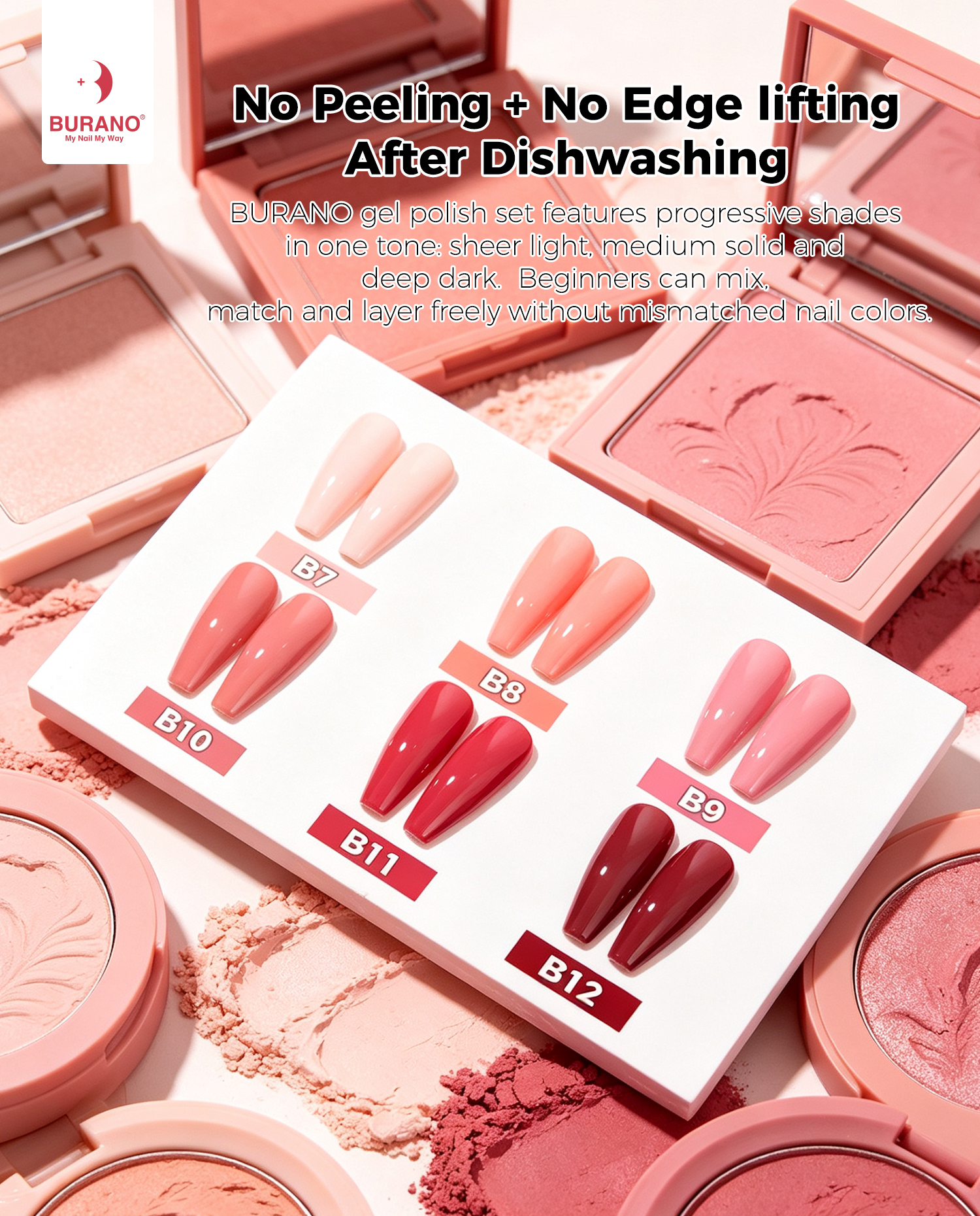 BURANO Gel Nail Polish Mousee Set