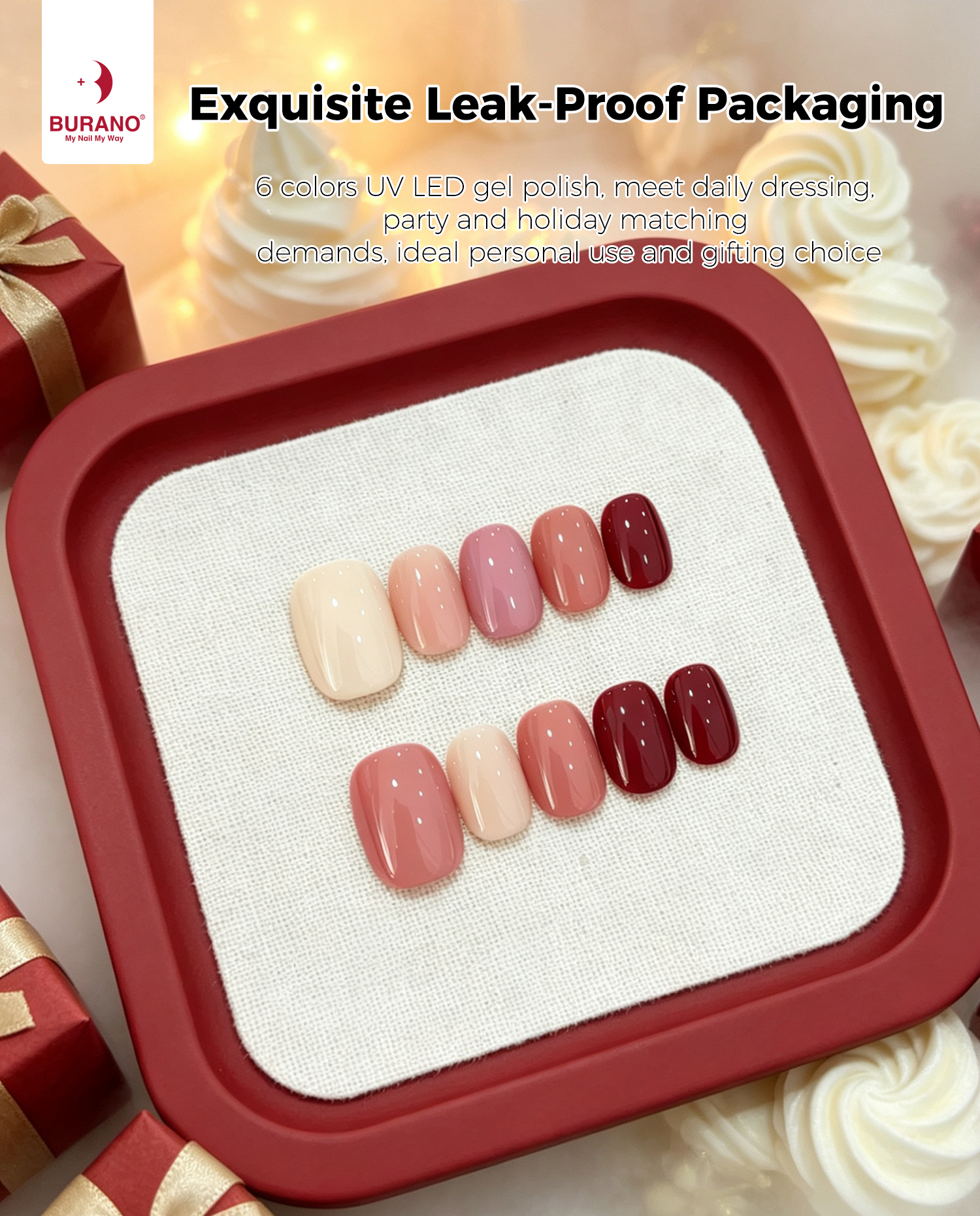 BURANO Gel Nail Polish Mousee Set