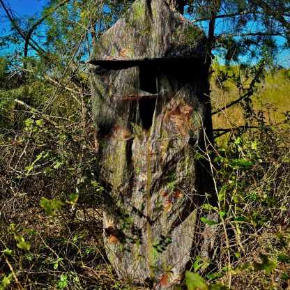 Portable Hunting Hammock Blind – Camouflage Enclosure with Suspended Seat, 360° Rotation & Weather Protection