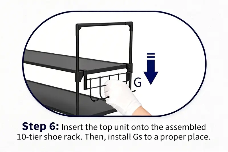 Kitsure 10-Tier Shoe Rack Organizer - Stackable with Side Handles, Easy Assembly Shelf for Closet Entryway, Shoe Display & Closet Storage for Dorm Essentials, Storage Organization Kitsure 10-Tier Shoe Rack Organizer - Stackable with Side Handles, Easy Assembly Shelf for Closet Entryway, Shoe Display & Closet Storage for Dorm Essentials, Storage Organization