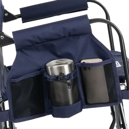 Portable Folding Rocking Chair – Compact Outdoor Camping Chair with Rocking Motion, Padded Seat & Backrest