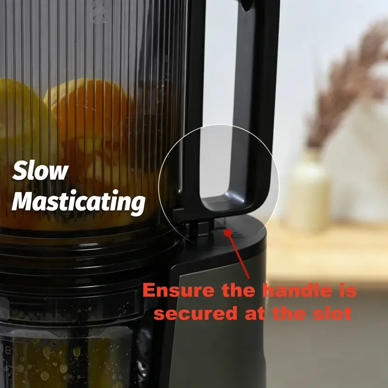 350W Cold Press Juicer – Slow Masticating Juicer with 5.4" Wide Feed Chute, 55 RPM & High Juice Yield